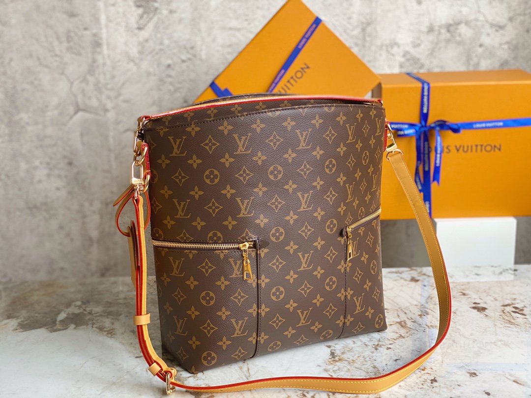 TOP Louis Vuitton LV Melie Bag 35.0 x 42.0 x 13.0 cm - Brown