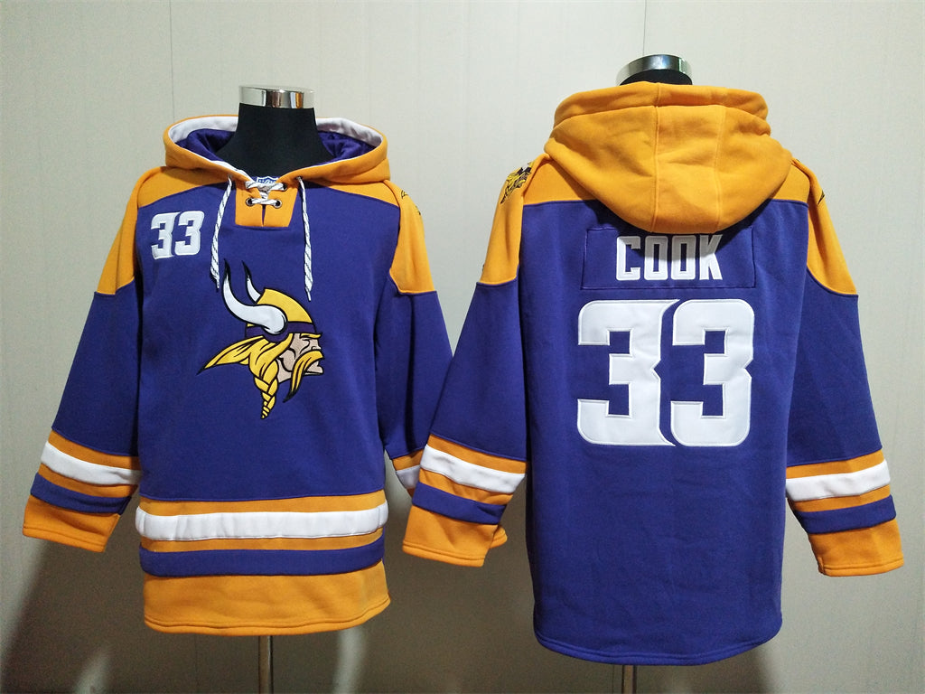 Minnesota Vikings Hoodie #33 COOK