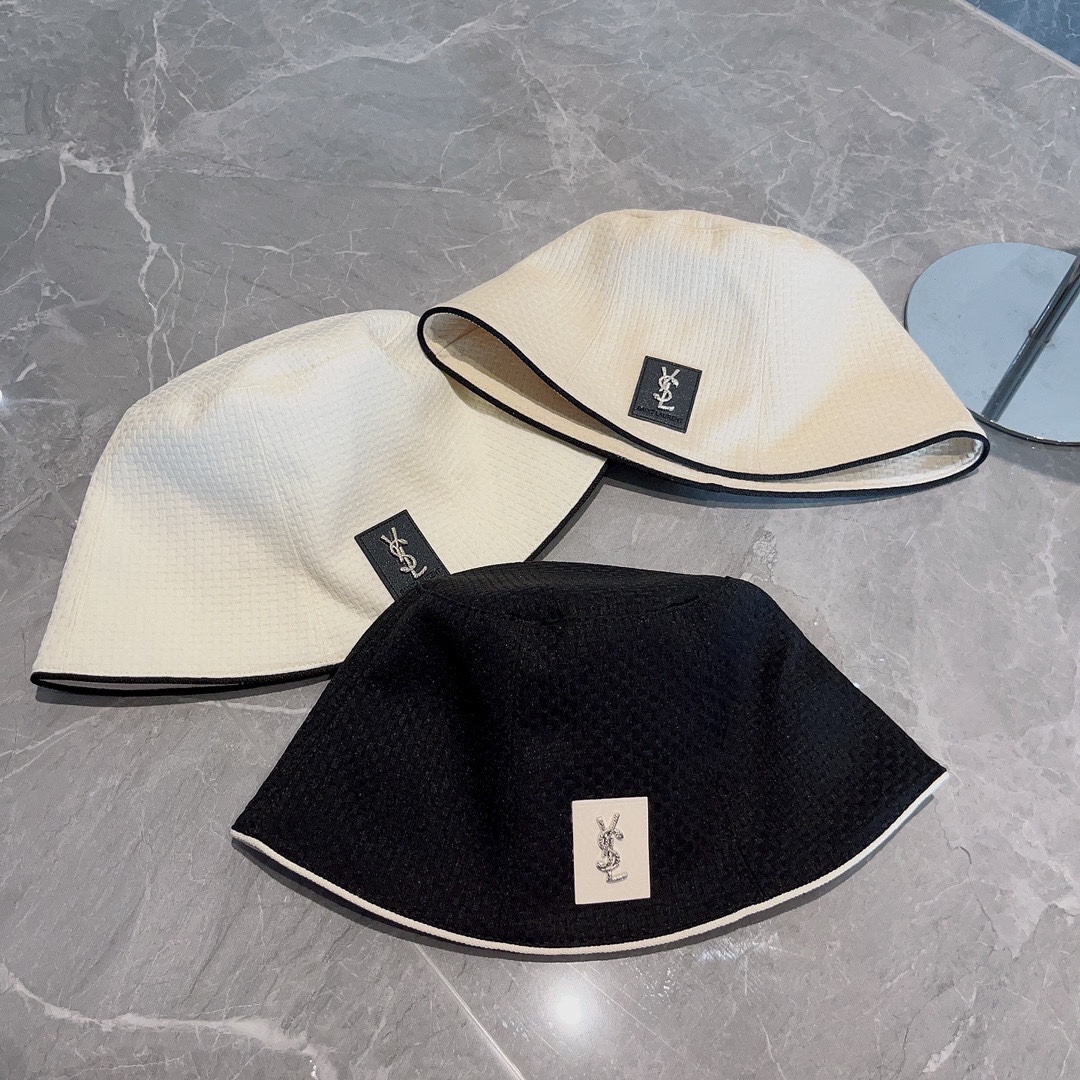 TOP Yves Saint Laurent YSL Autumn And Winter New Fisherman Hat - Three Colors