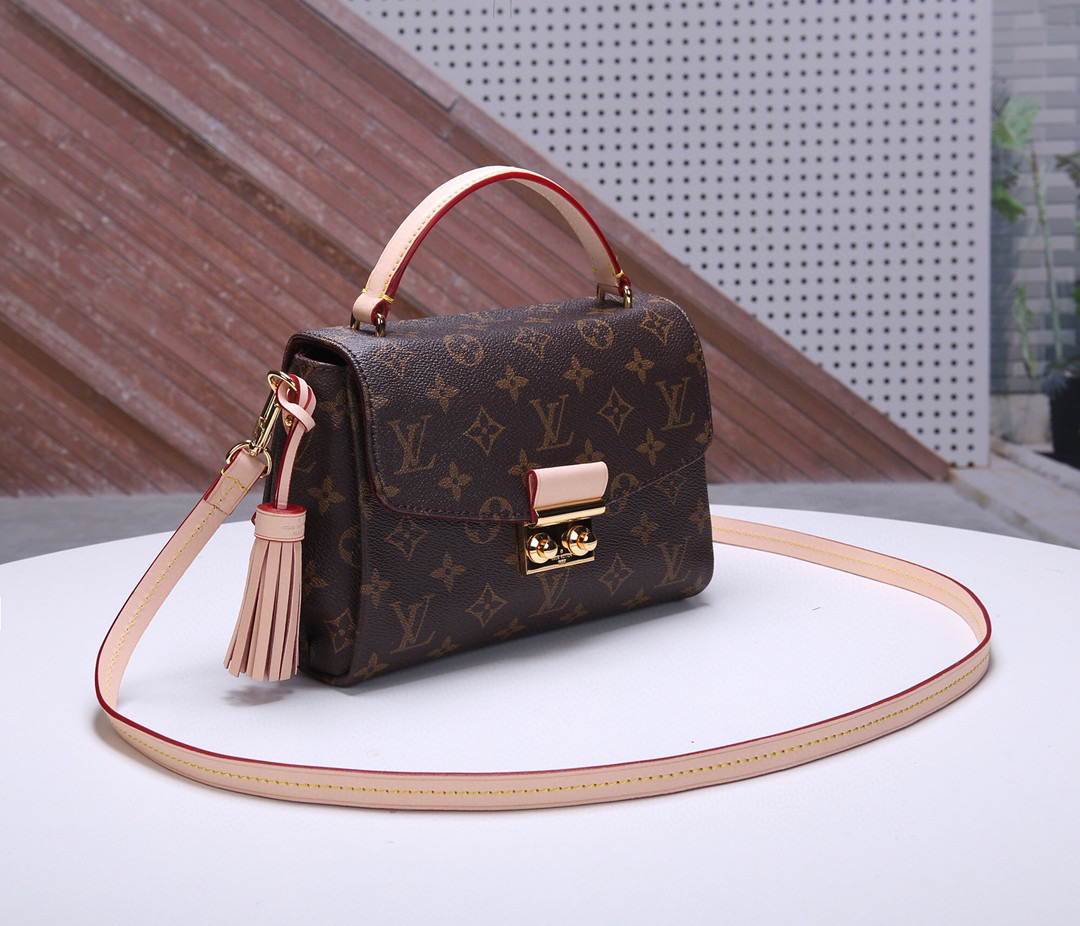TOP Louis Vuitton LV £V Croisette Bag Monogram 25x17x9.5cm