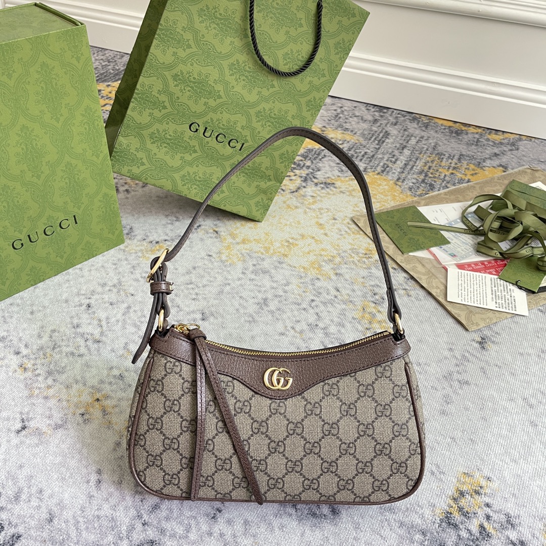 TOP GUCCI G*G Small Ophidia 25×15X6.5CM - 3 Colors&GHW Gucci