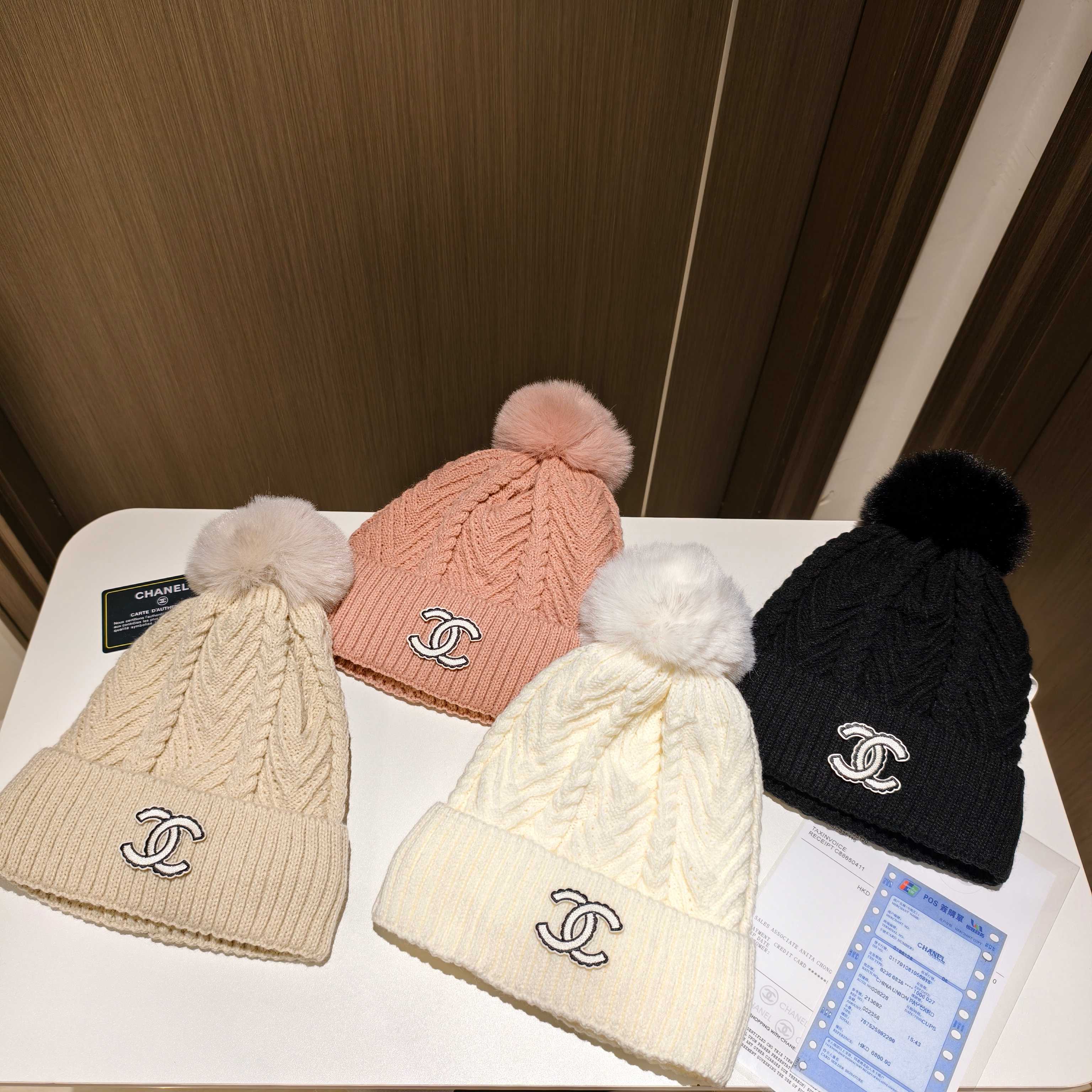 TOP CHANEL Knitted Hat - 4 Colour