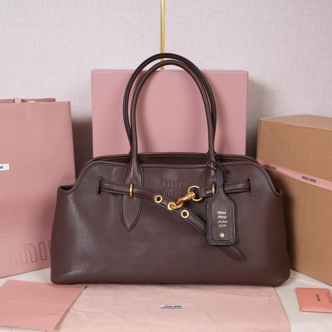 TOP Miu Miu Aventure Nappa Bag 44x22.5x14.5cm - 2 Color