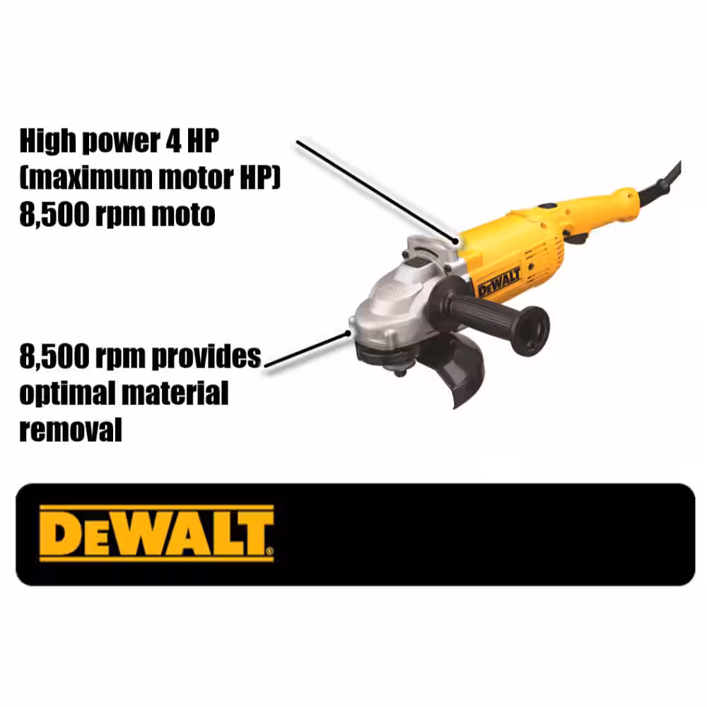 15 Amp Corded 7 in. Angle Grinder