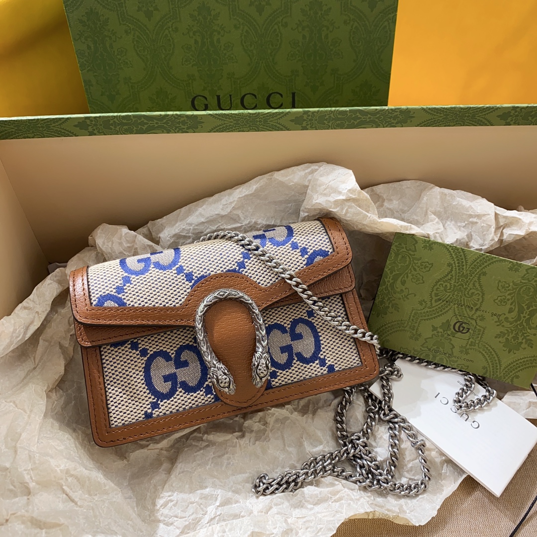 TOP GUCCI G*G Dionysus Super Mini Bags 16 x 10 x 4cm