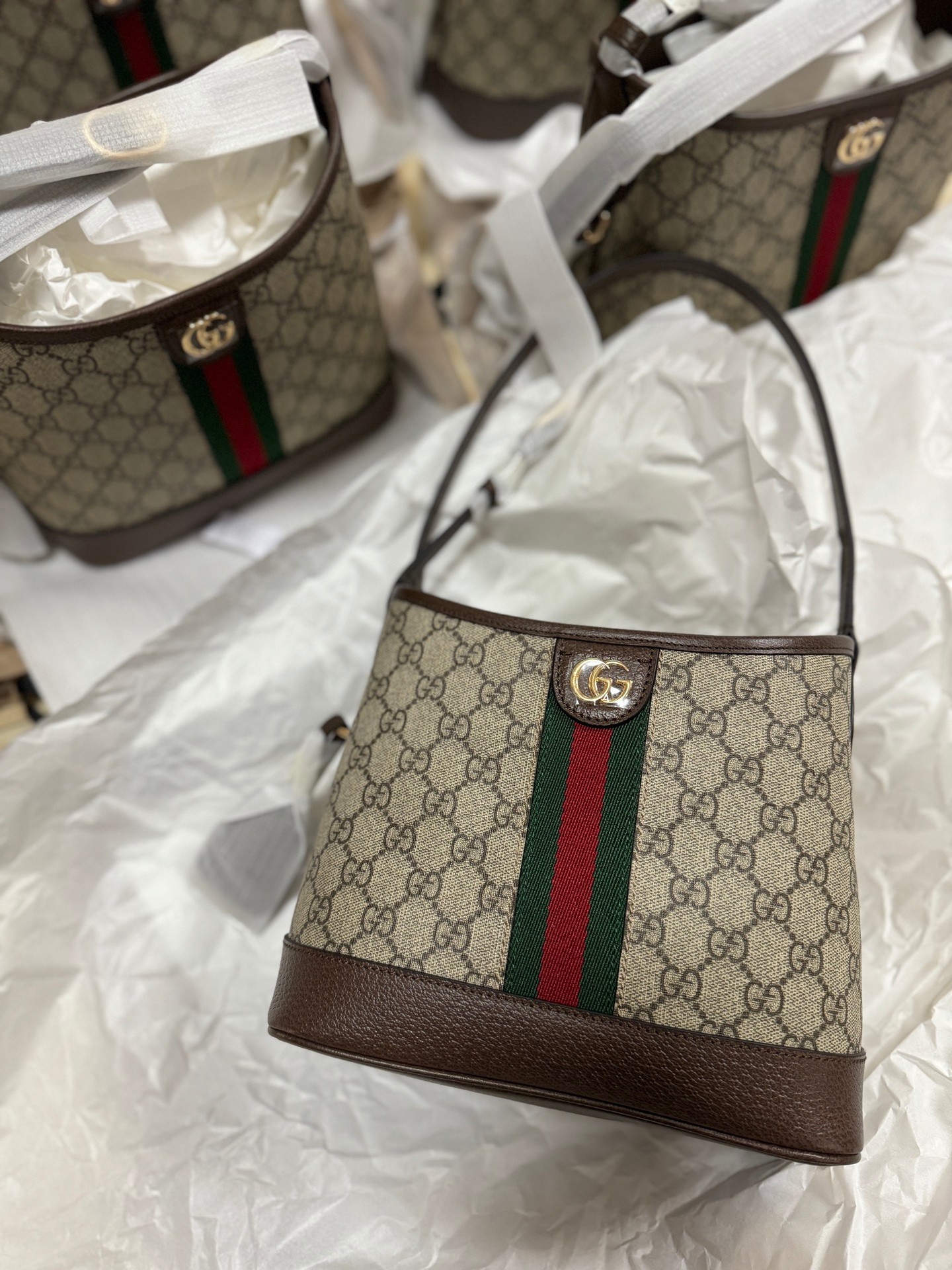 TOP GUCCI Ophidia Small Shoulder Bag 23X21X12cm-2 Colors