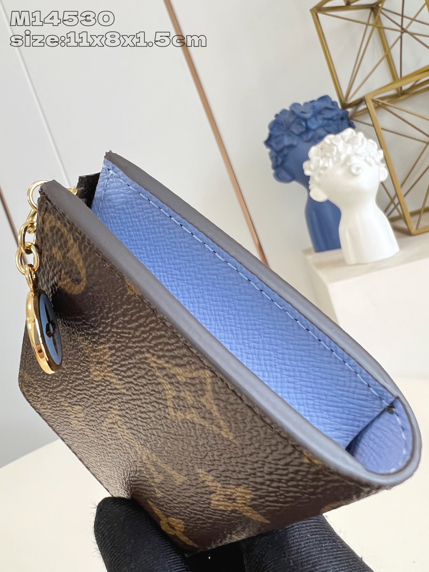 TOP Louis Vuitton LV Noa Wallet 11 x 8.5 x 1.5 cm - Brown