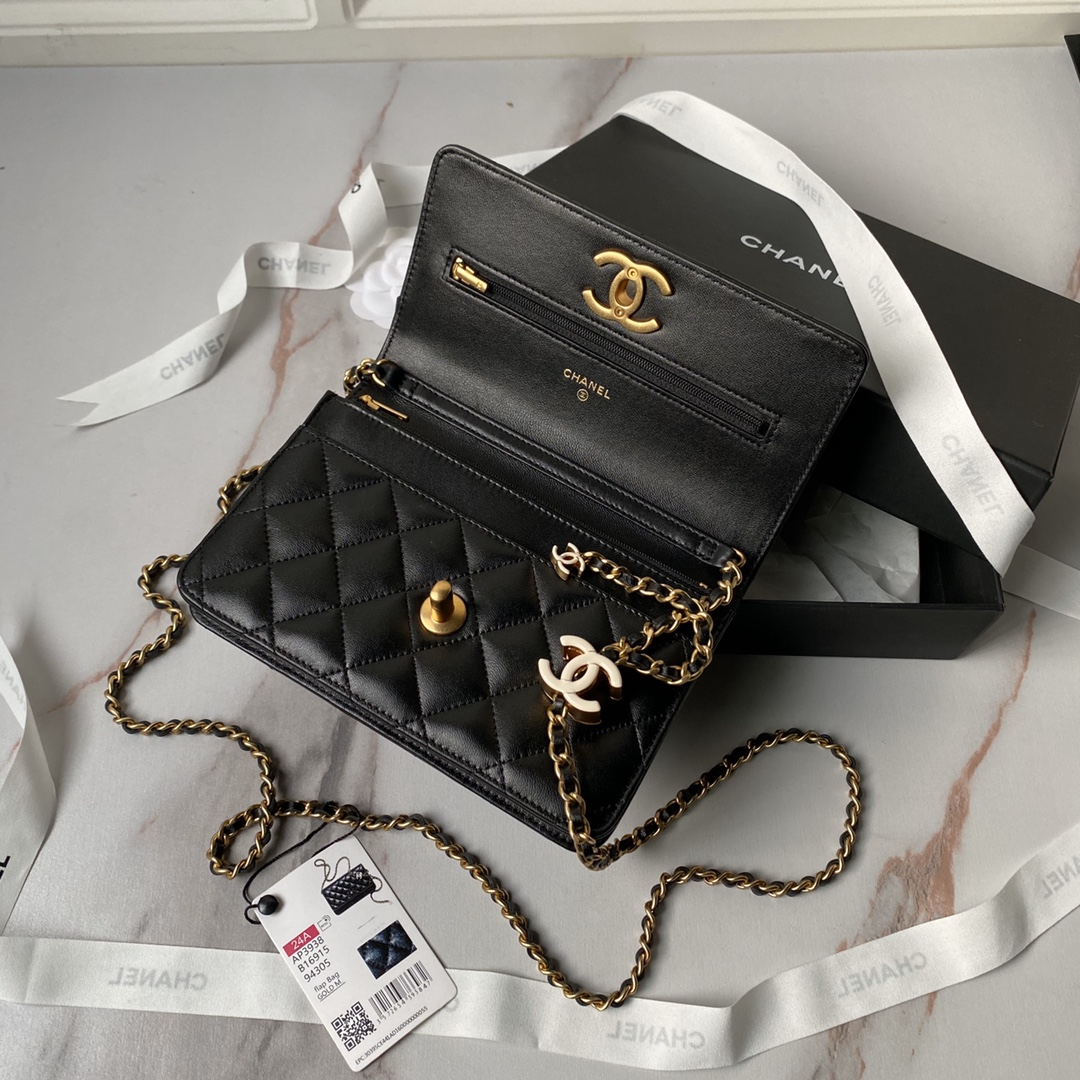 TOP CHANEL WOC Lambskin Bag 19 cm - 2 Color