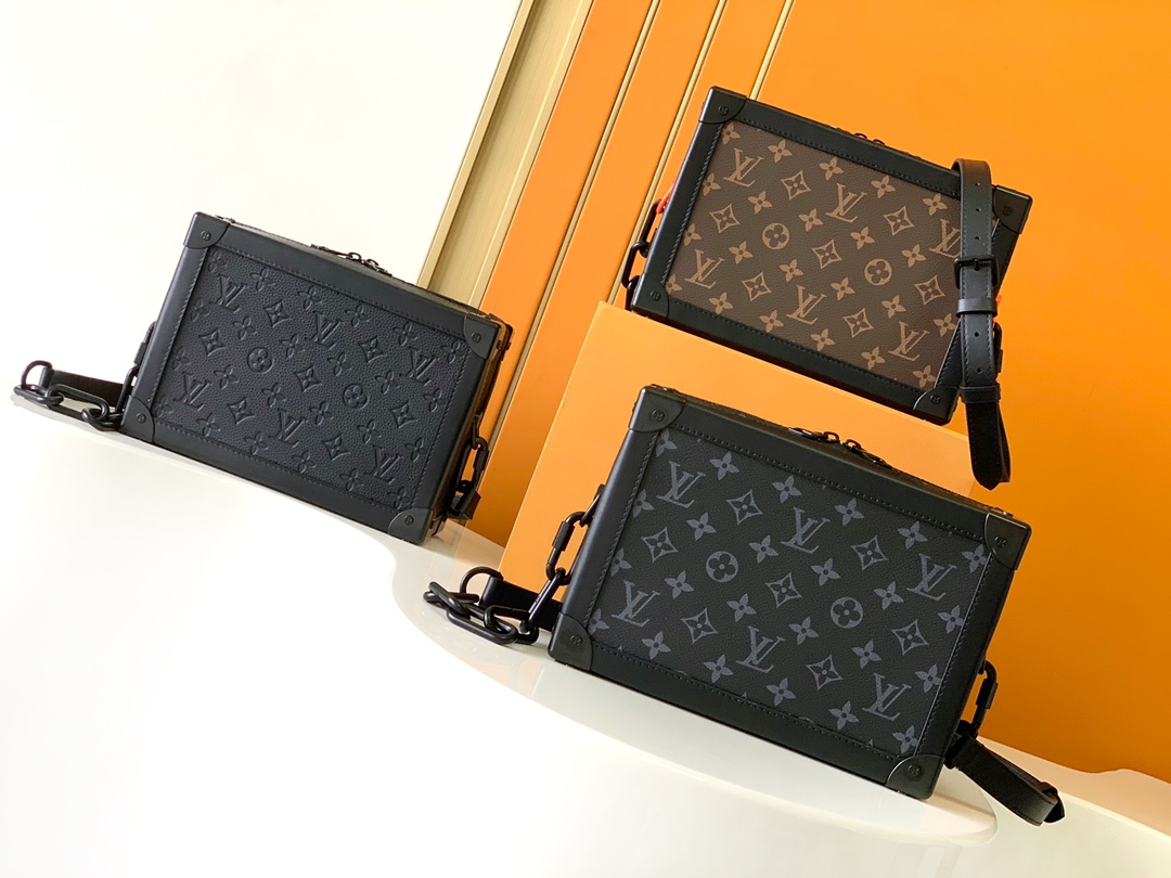 TOP Louis Vuitton LV LV Soft Trunk Monogram Bags 25x18x10cm - 3 Colors