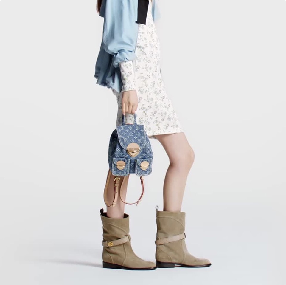 Louis Vuitton LV VENICE Denim Backpack M46836 (10A Mirror Version)