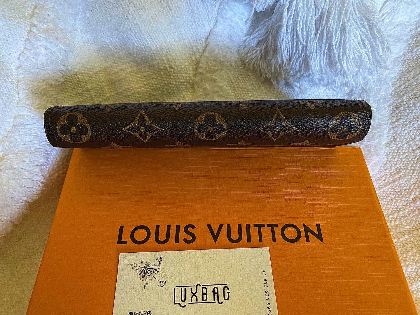 TOP Louis Vuitton LV Emilie Wallet Monogram Canvas