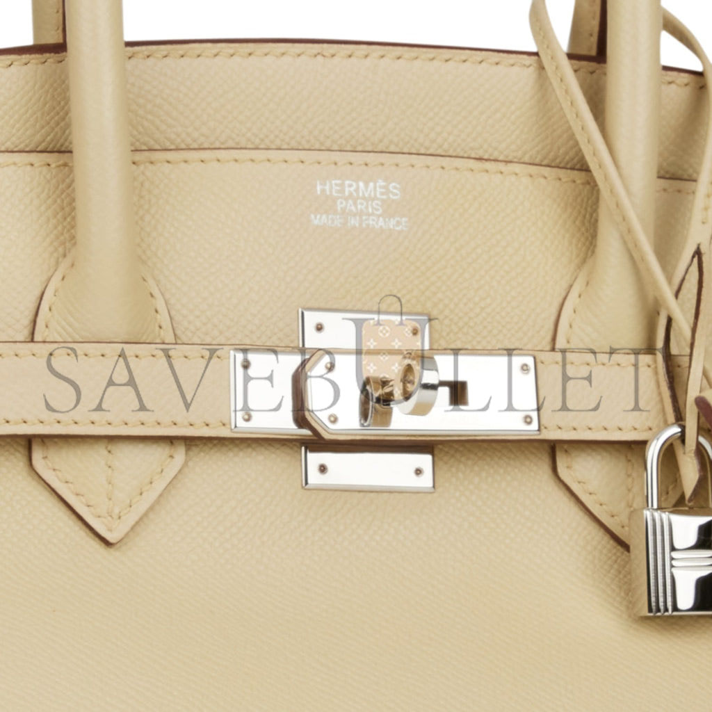 HERMES BIRKIN 35 EPSOM PALLADIUM HARDWARE (35*25*18cm)