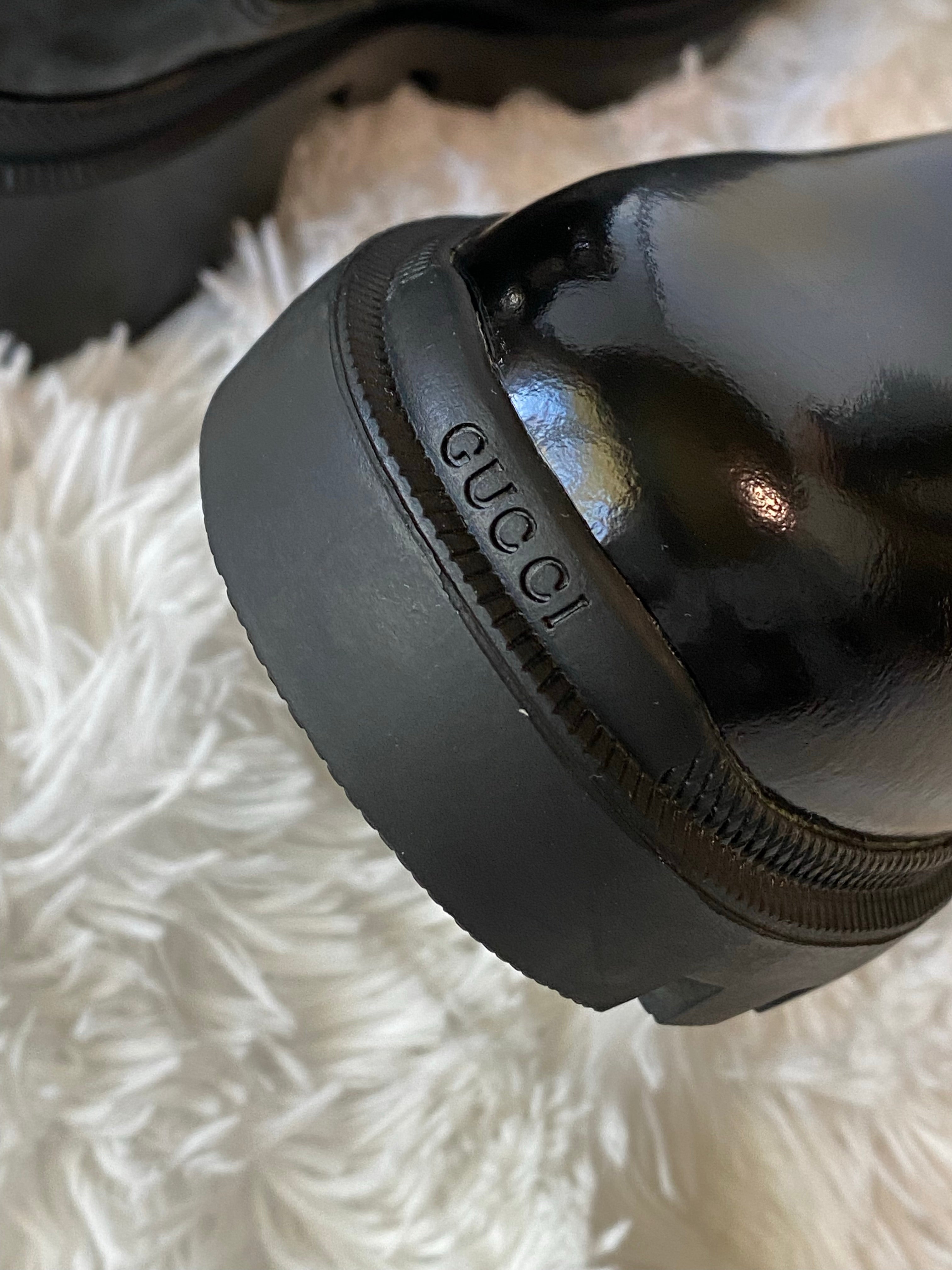 TOP GUCCI Ankle Gems Boots - Black