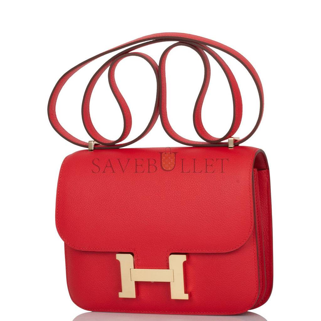 HERMES CONSTANCE 18 EVERCOLOR GOLD HARDWARE (18*15*4cm)
