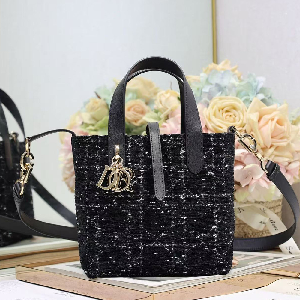 Dior Small Dior Toujours Vertical Tote Bag (Replica)