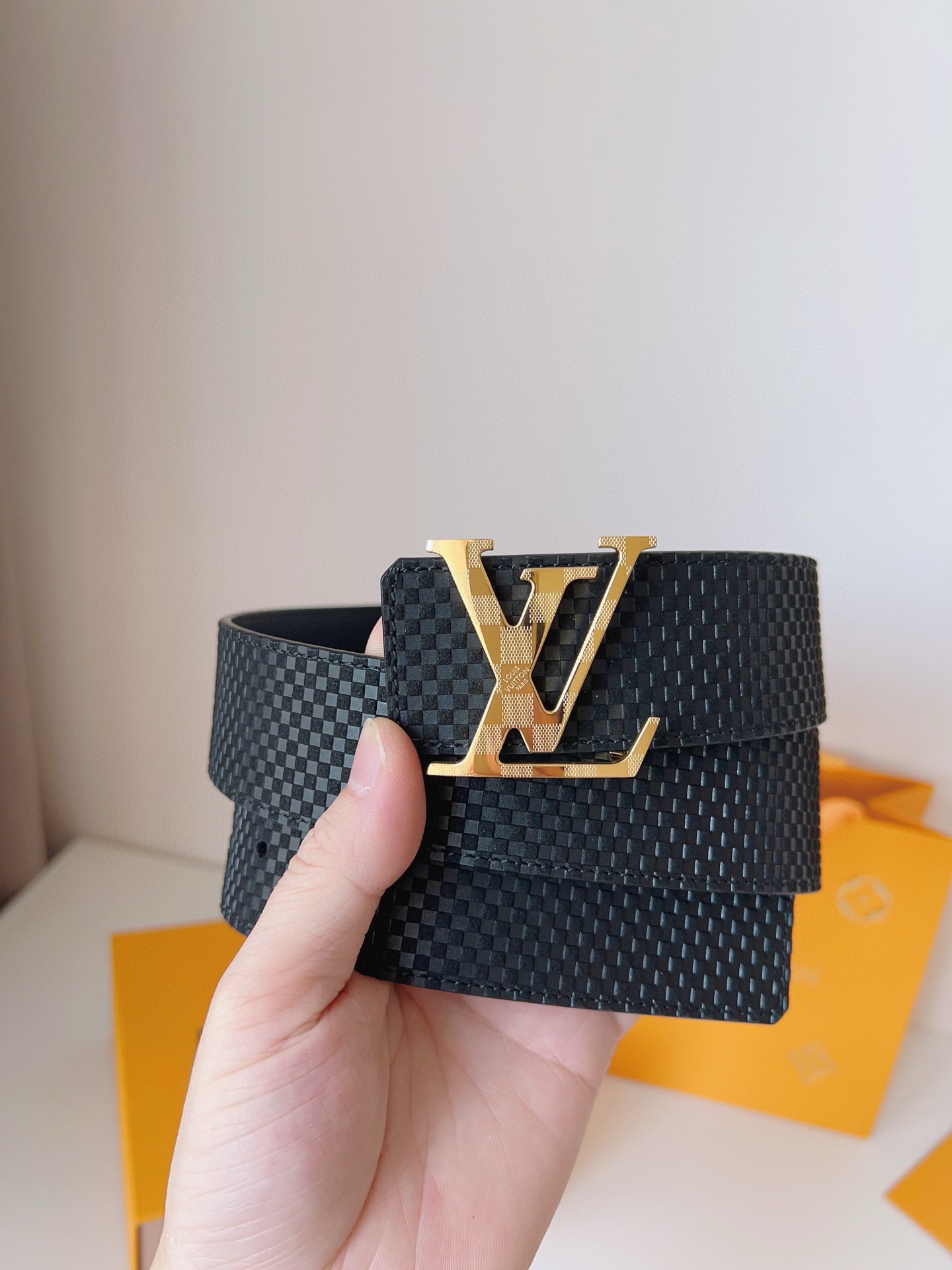 TOP Louis Vuitton LV Damier Reversible Belt - 4.0CM