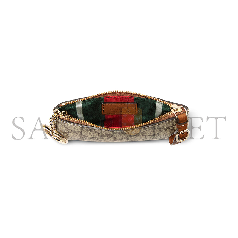 GUCCI GG EMBLEM KEY POUCH 819113 (12*7.5cm)