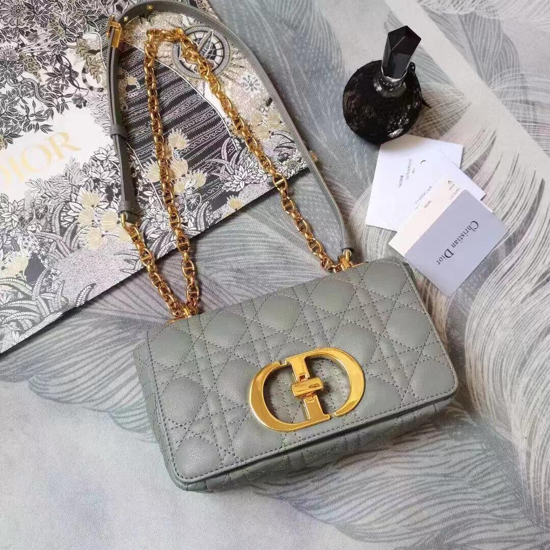 TOP Christian Dior Caro Bag Small - Cloud Blue