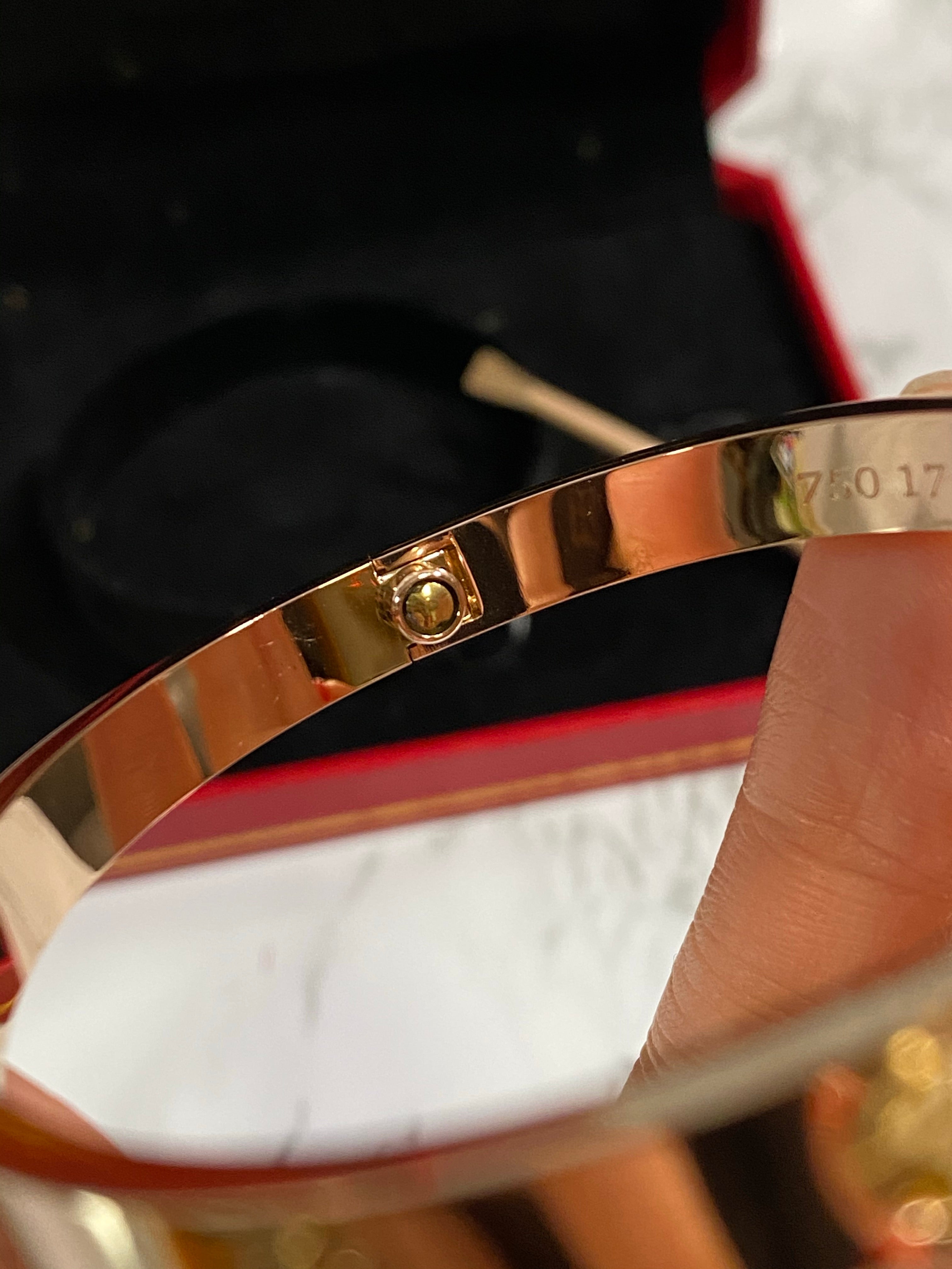 TOP Cartier Love Bracelet Rose Gold