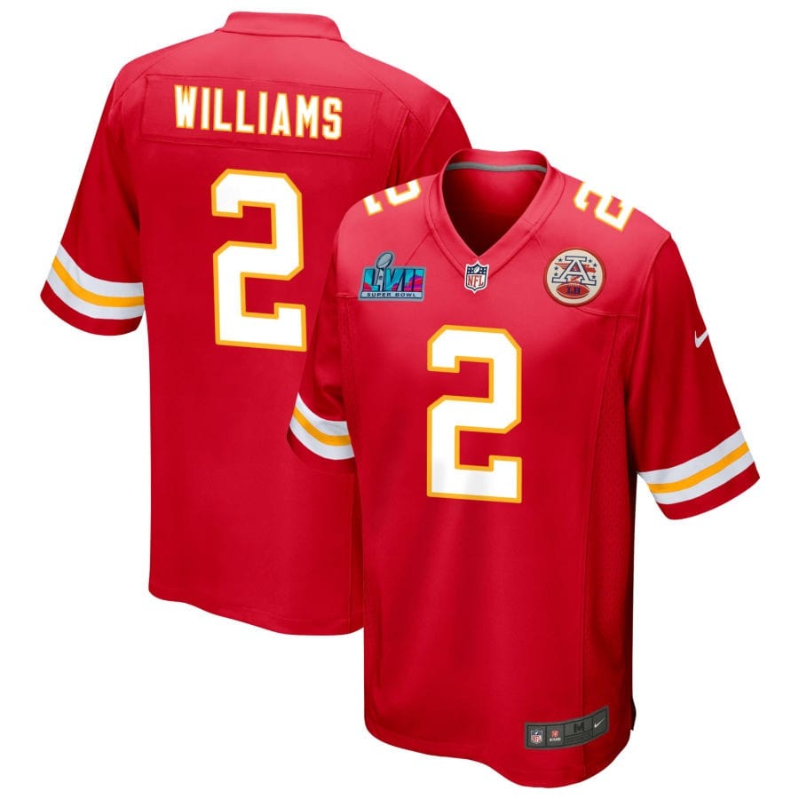 Joshua Williams Kansas City Chiefs  Super Bowl LVII Game Jersey - Red