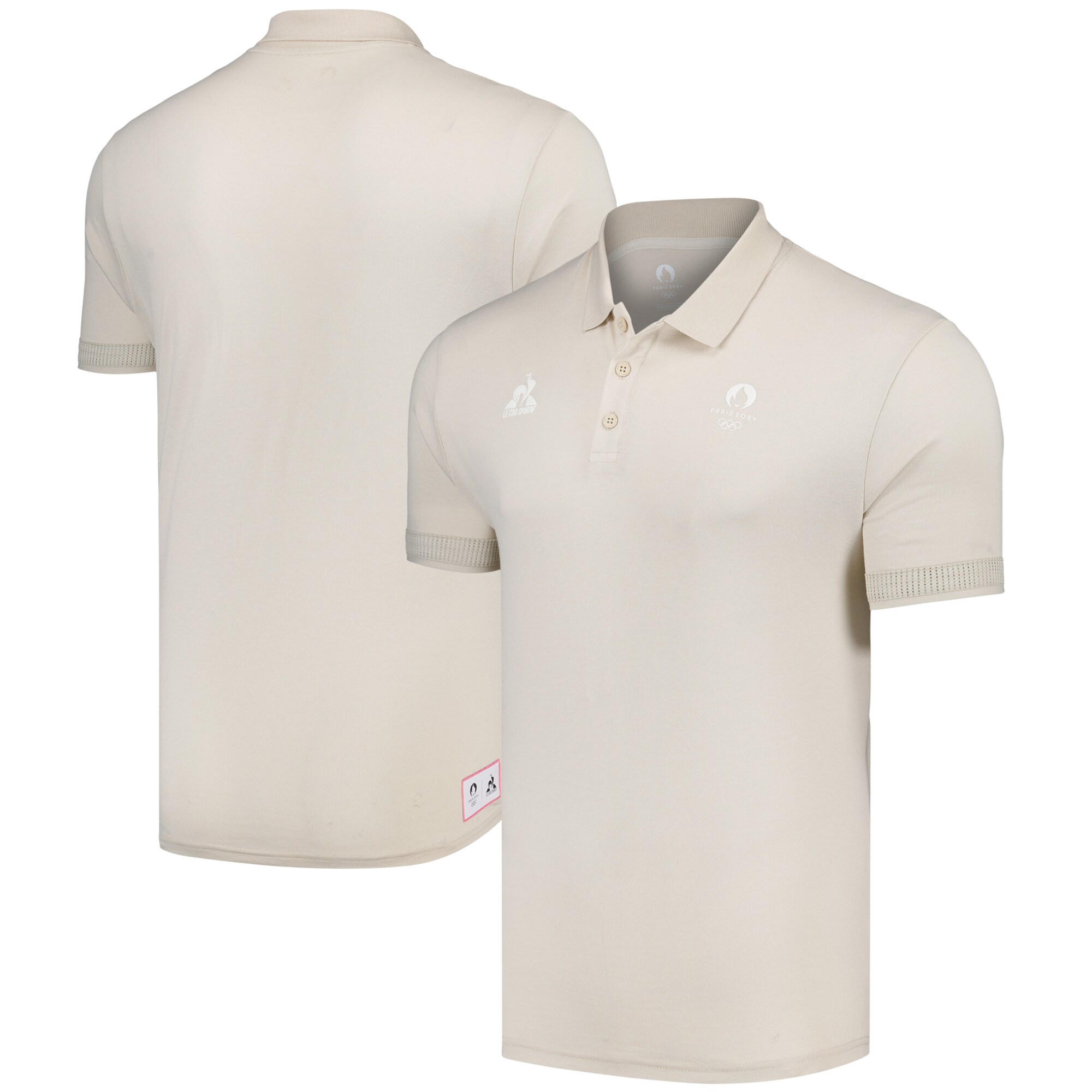 Paris 2024 Olympics Le Coq Sportif Polo - Beige