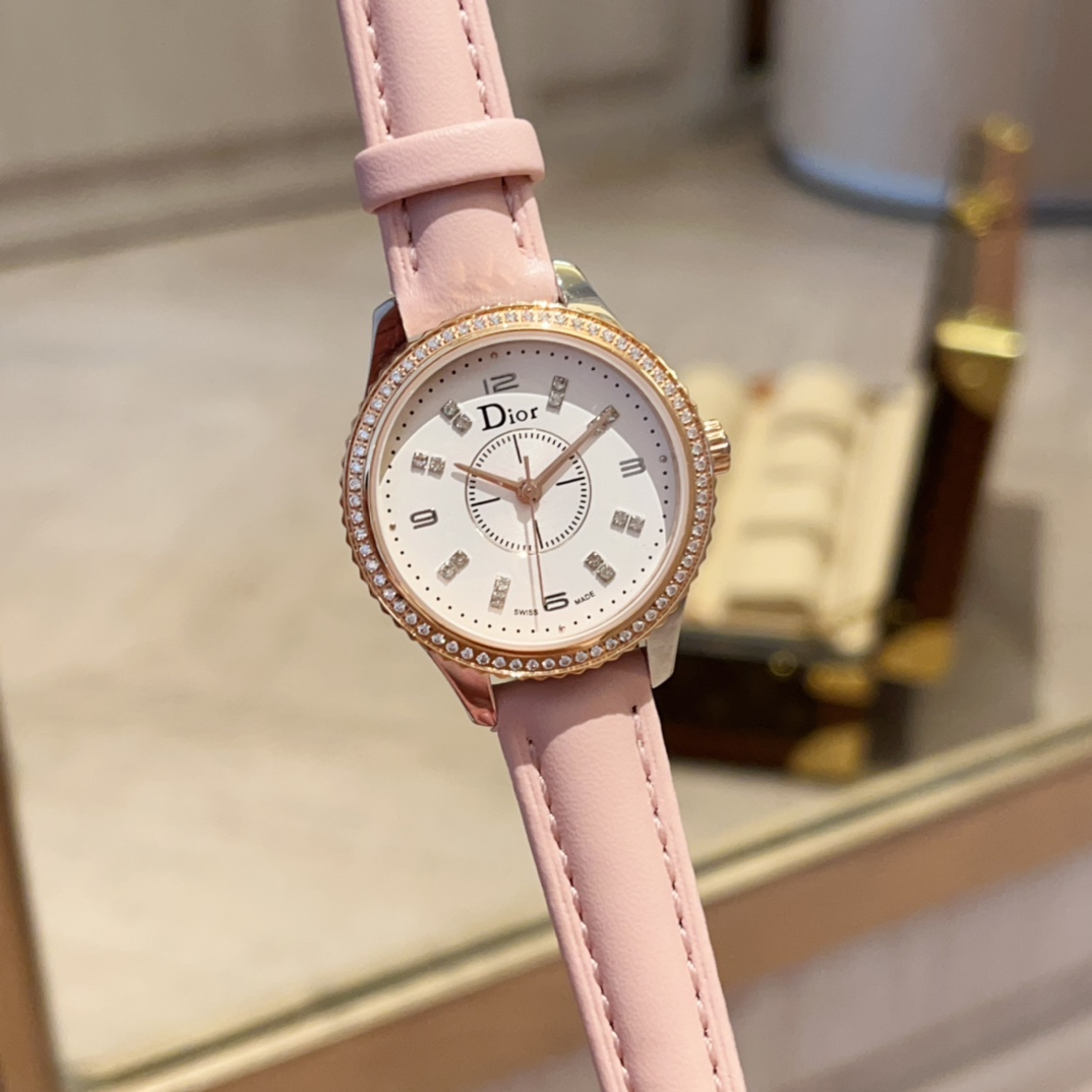 TOP Christian Dior Viii Montaigne Watch 33mm - 5 Colors
