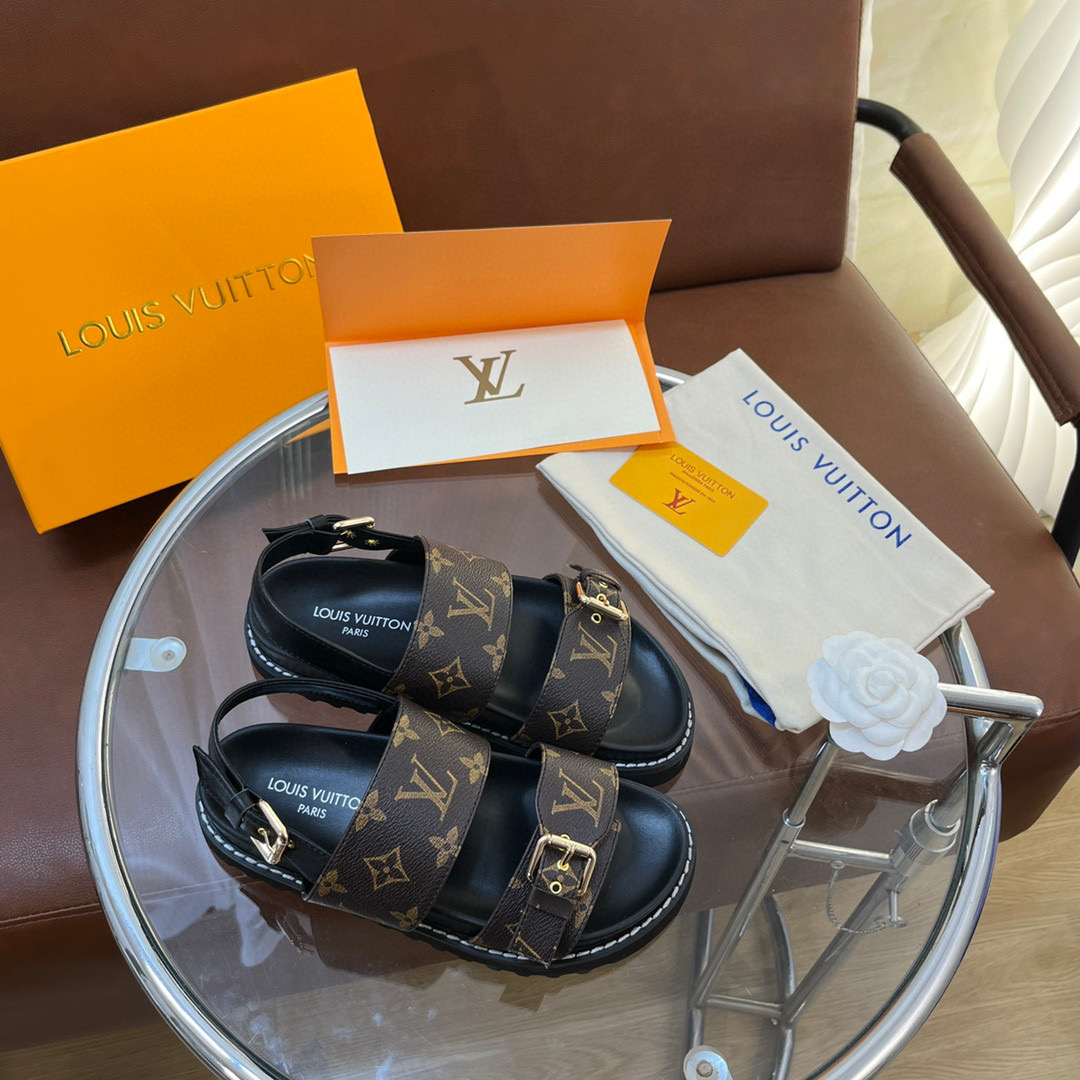 Louis Vuitton LV Sunset Beach Sandals Slide(Replica)
