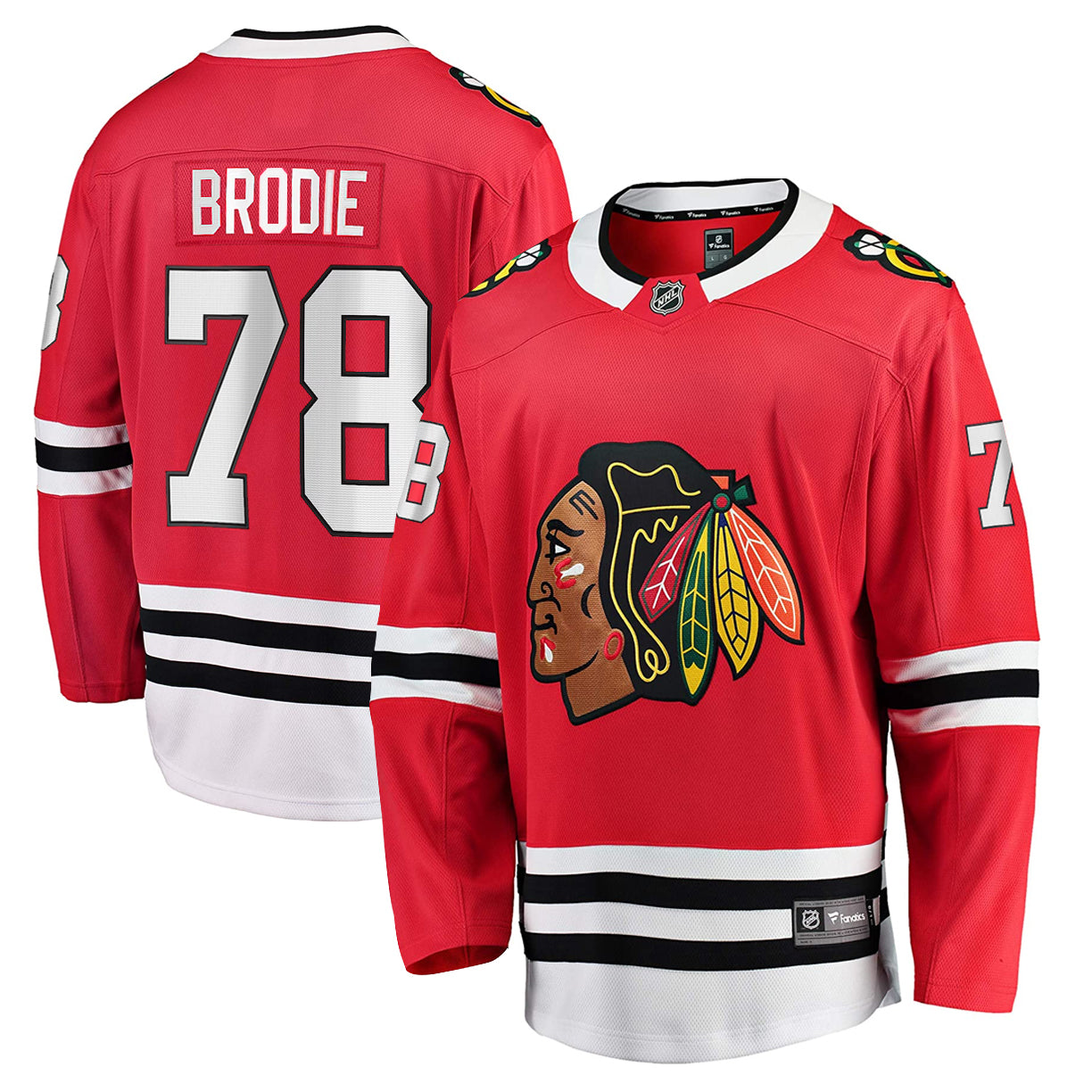 T.J. Brodie Chicago Blackhawks NHL Fanatics Breakaway Home Jersey