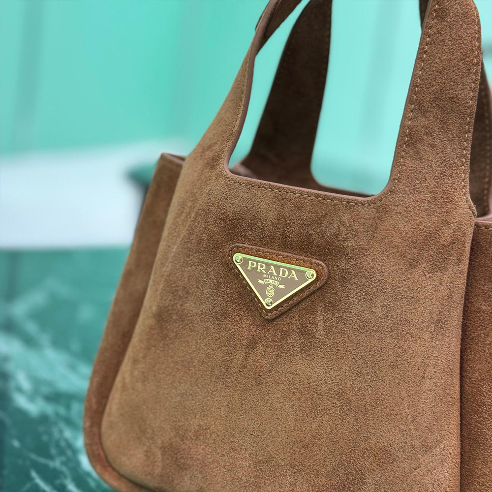 Prada mini suede tote bag(Replica)
