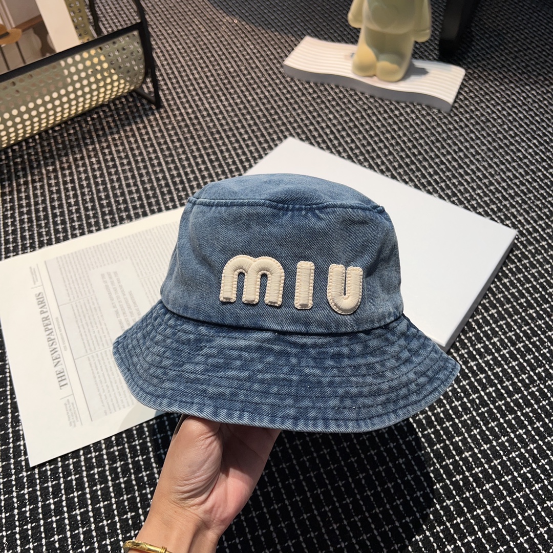 TOP Miu Miu Cowboy Fisherman Hat - 3 Colors