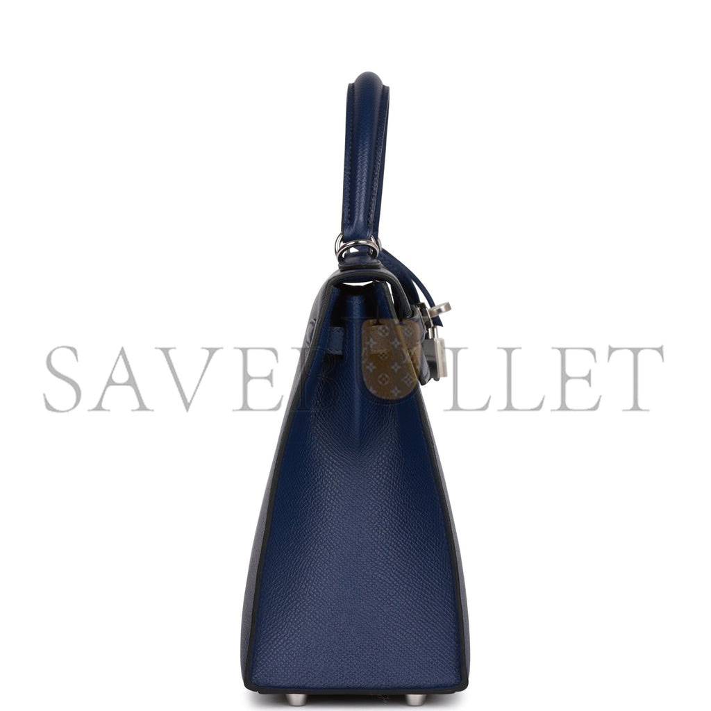 HERMES KELLY 25 EPSOM PALLADIUM HARDWARE (25*17*7cm)
