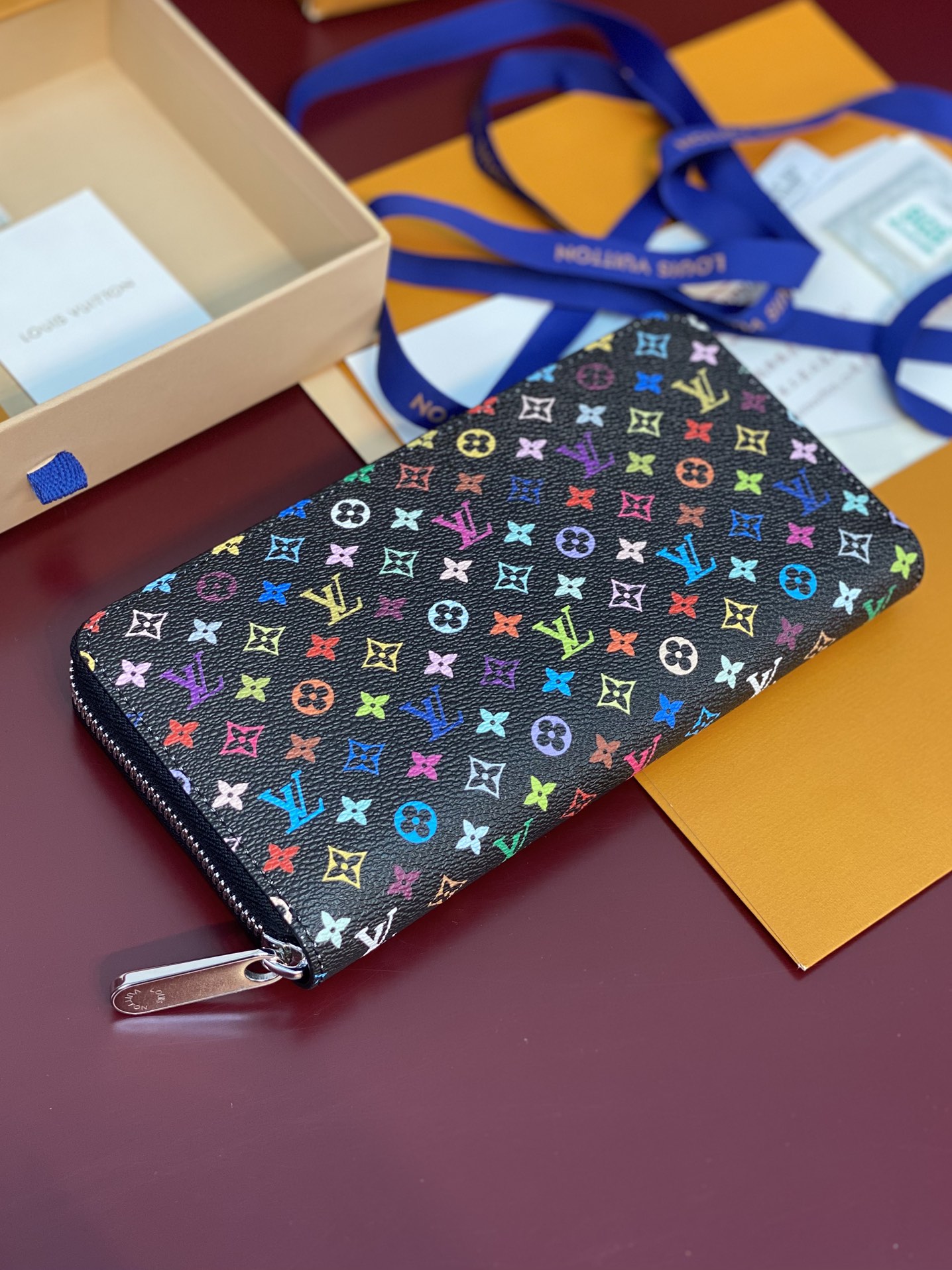 TOP Louis Vuitton LV Zip Wallet 19*10cm - Monogram