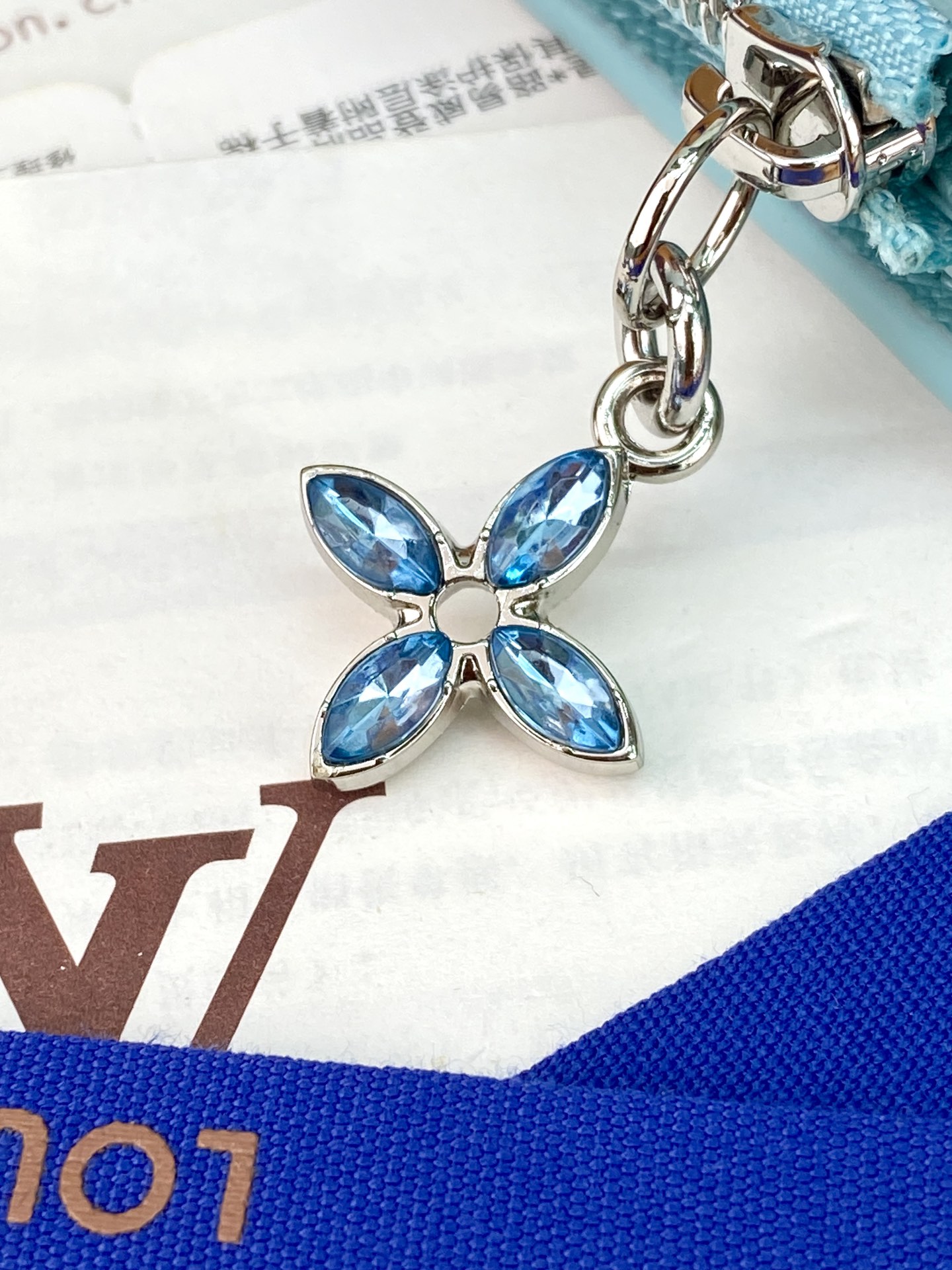 TOP Louis Vuitton LV Lisa Wallet 11.5x9x1.5cm - Pearlescent Blue