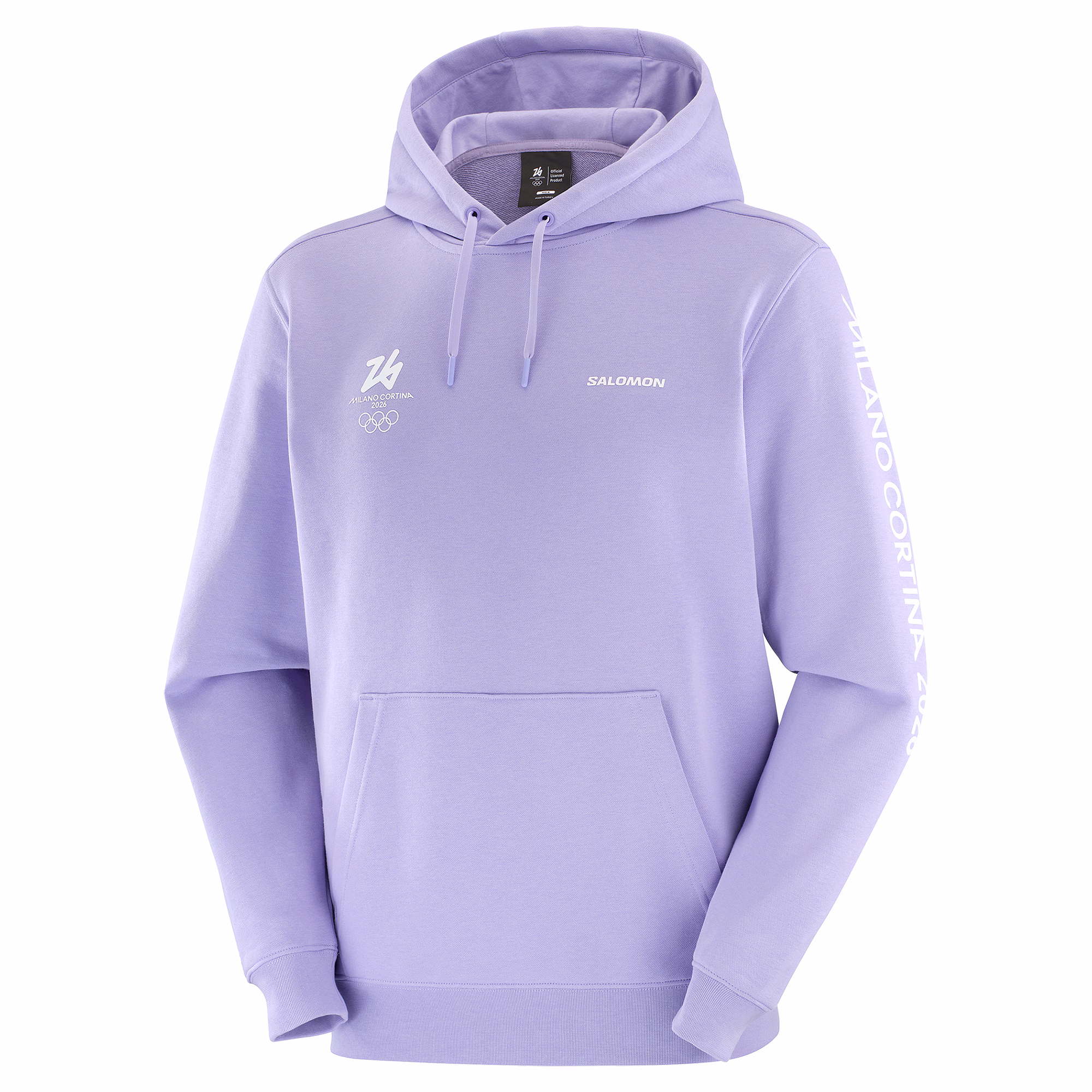 Milano Cortina 2026 Olympics Salomon Logo Graphic Hoodie - Unisex - Purple