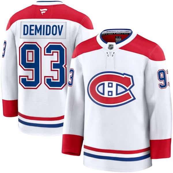 Ivan Demidov Men's Montreal Canadiens Jersey - White