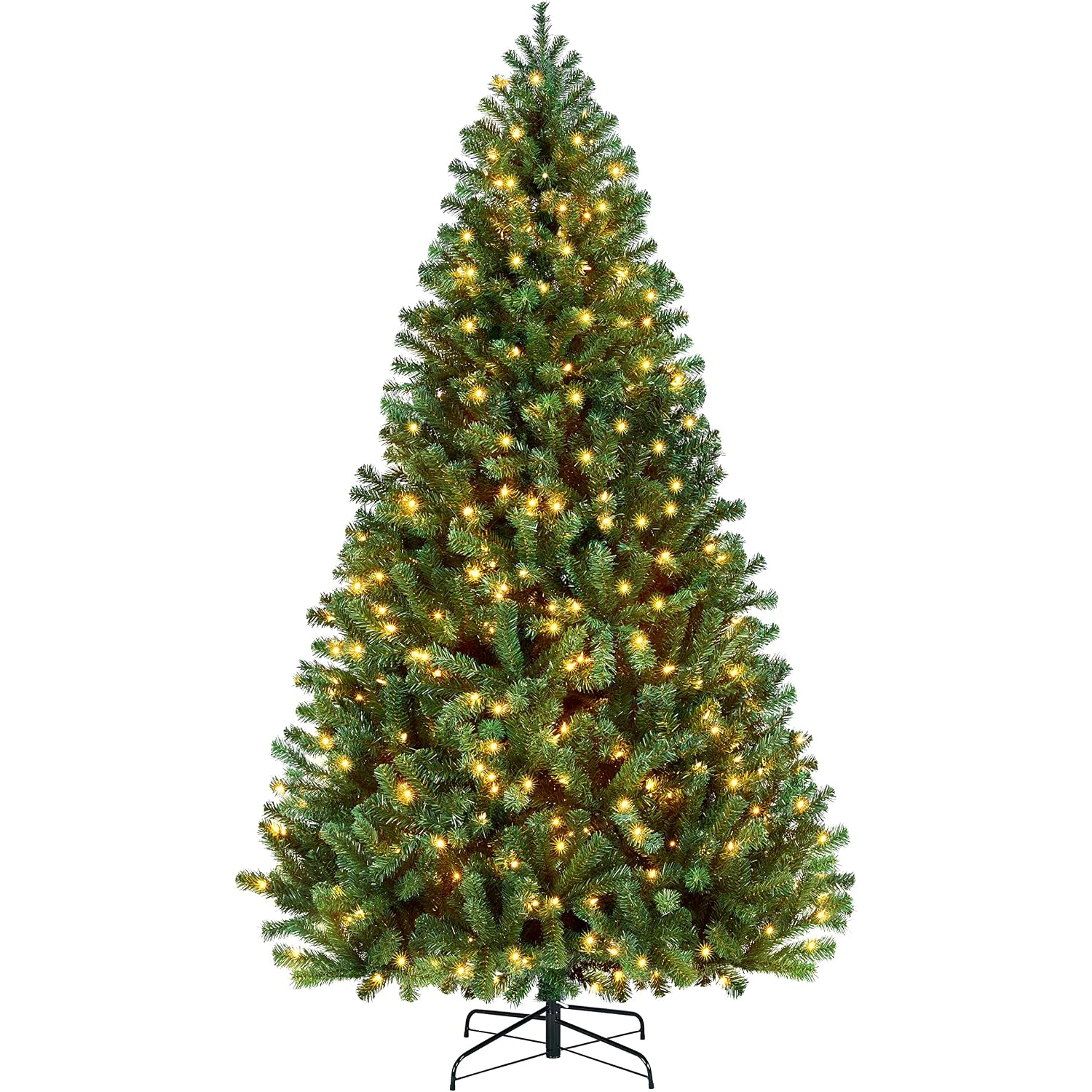 Yaheetech 12ft Pre-lit Christmas Tree with 1500 Warm White Lights
