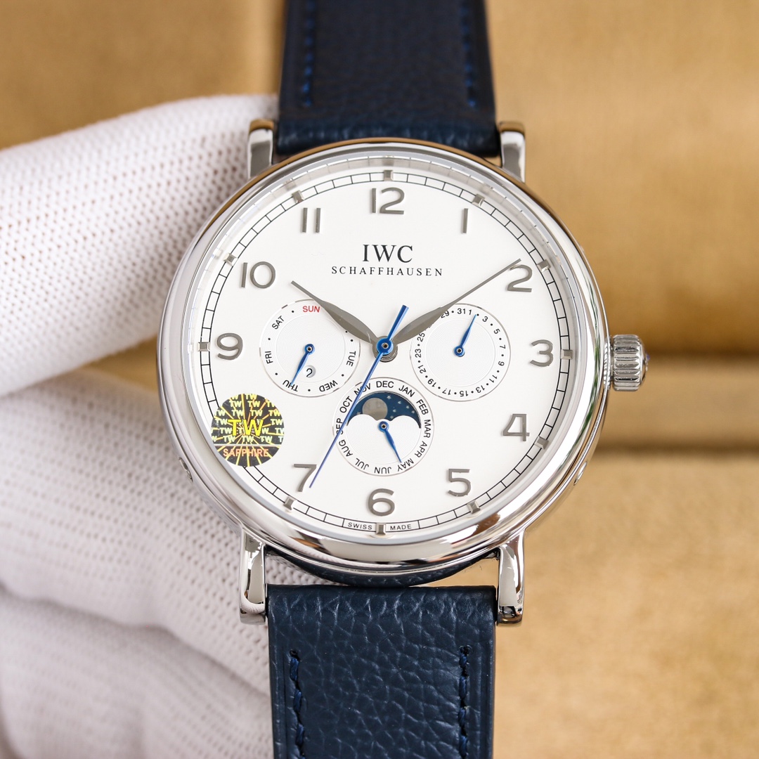 TOP IWC Watch White Shell 40mm  - 3 Colors