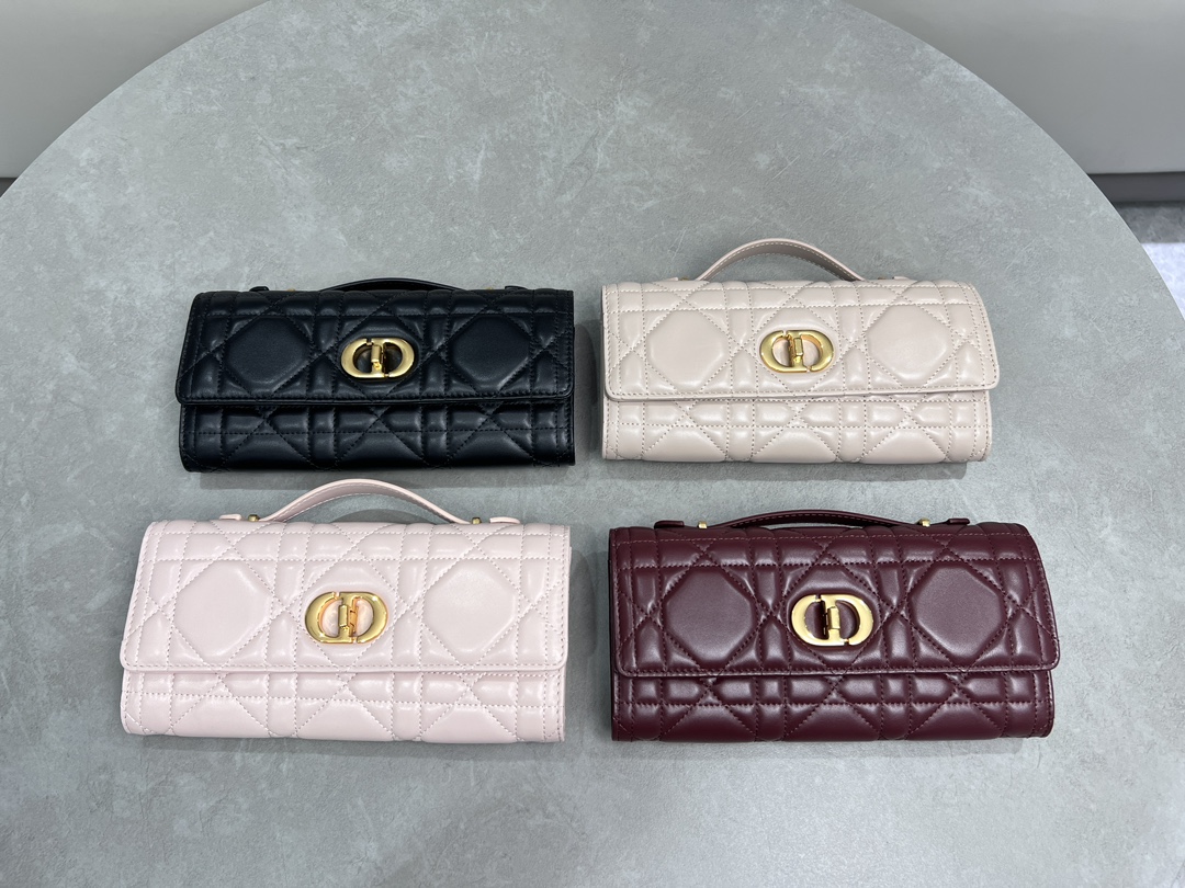 TOP Christian Dior Miss Caro Top Handle Bag Sheepskin 24x12x4cm - 4 Colors