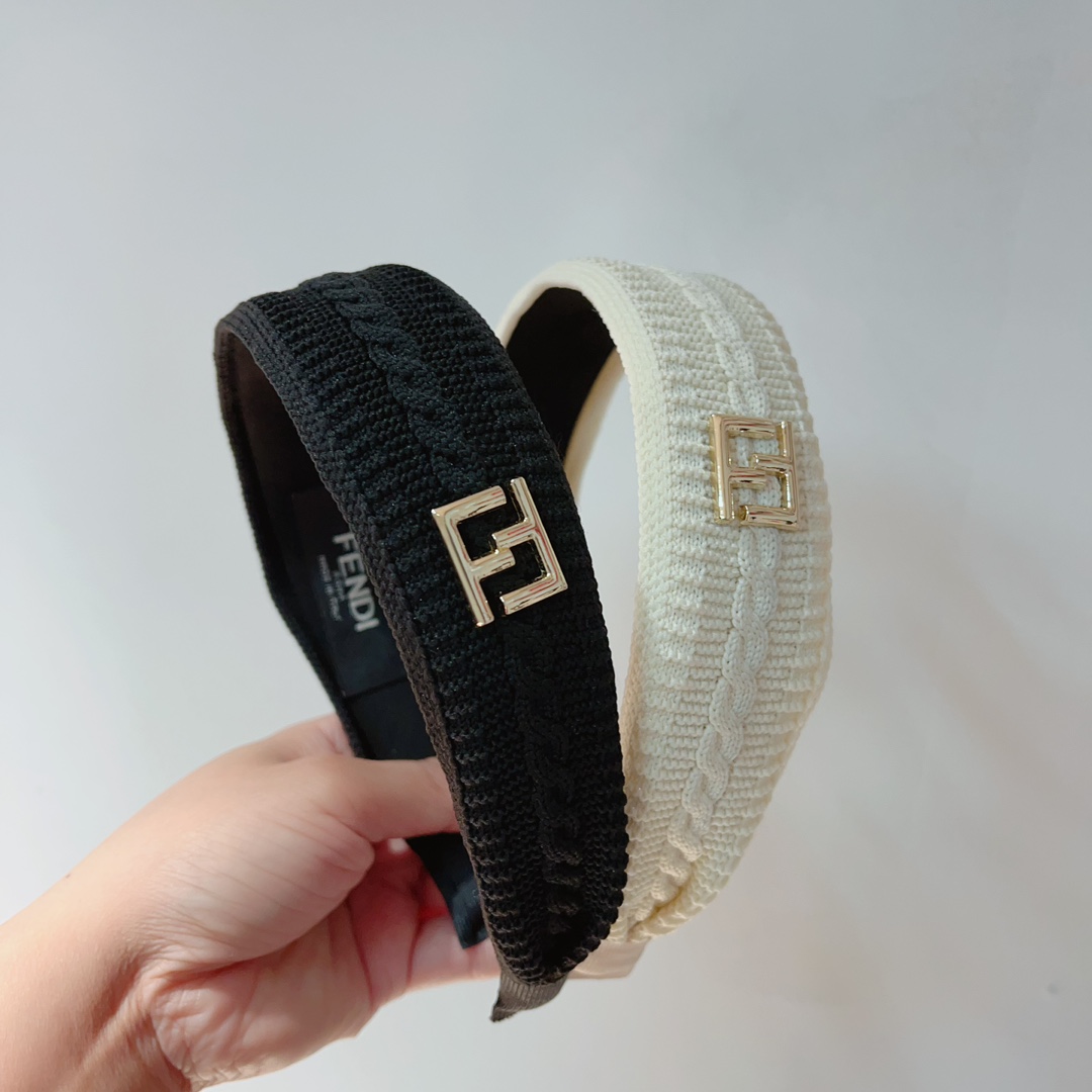 TOP FENDI Versatile Headbands - 2 Colors
