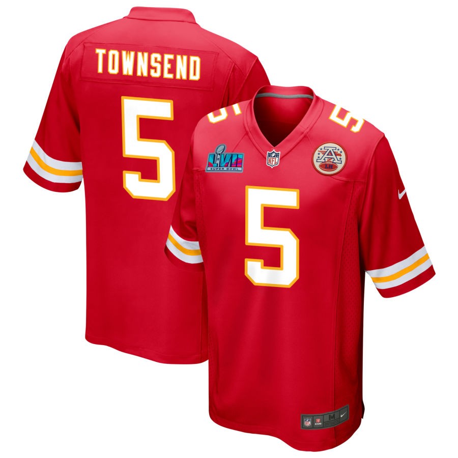 Tommy Townsend Kansas City Chiefs  Super Bowl LVII Game Jersey - Red