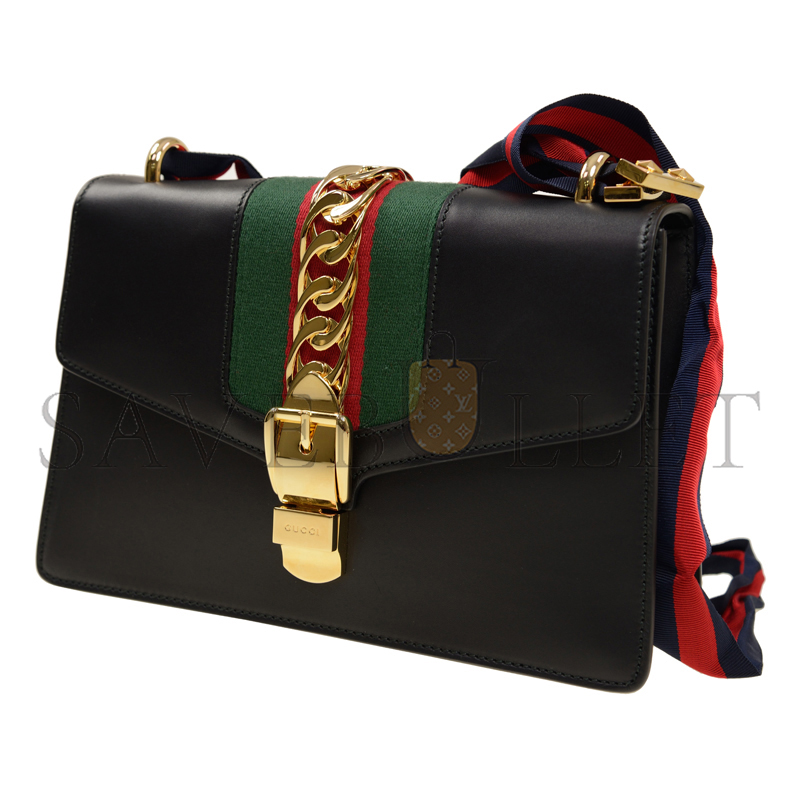 GUCCI SYLVIE SMALL SHOULDER BAG 421882 (25.5*17*8cm)