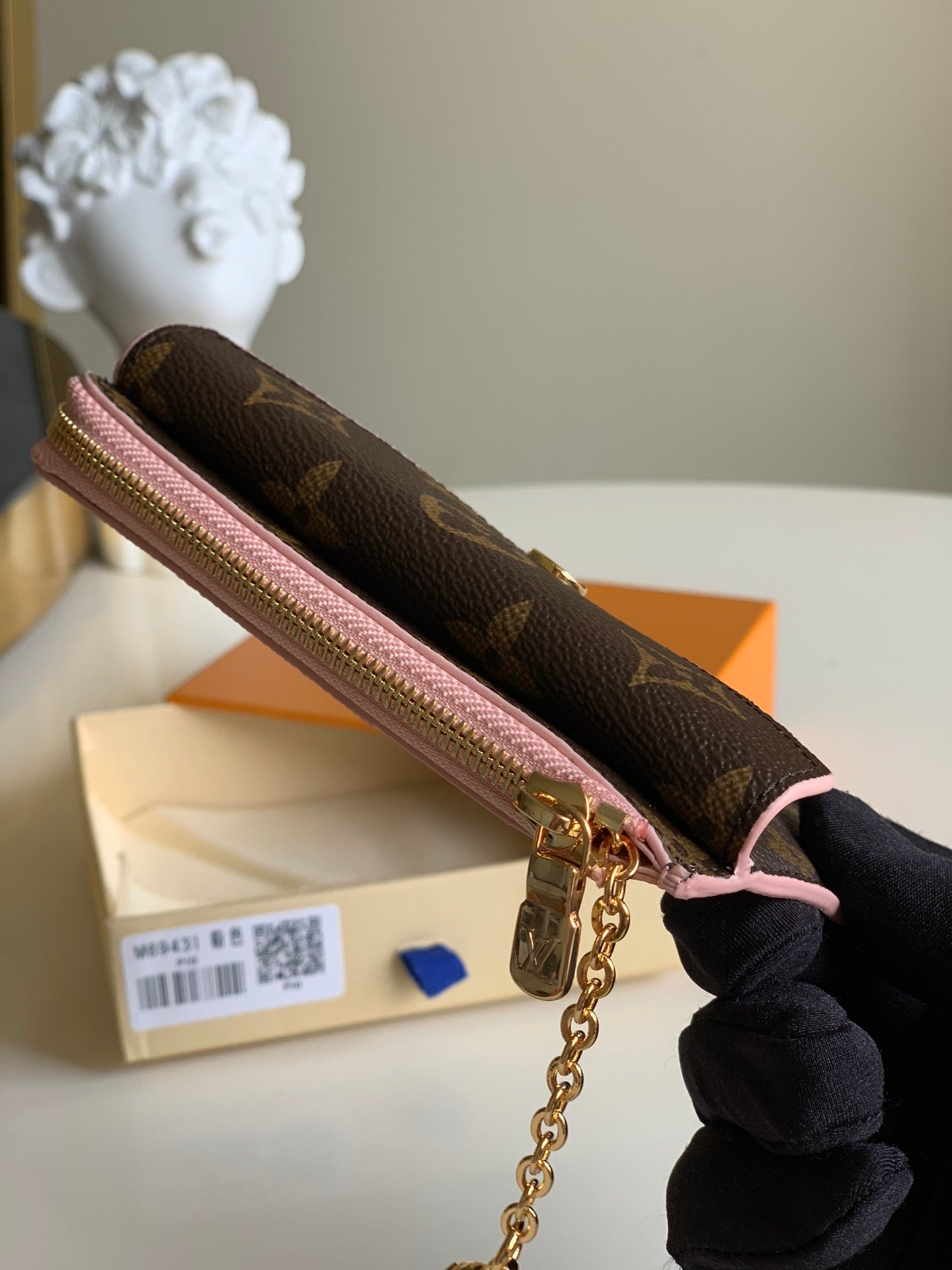 TOP Louis Vuitton LV LV Compact Key Wallet - Monogram