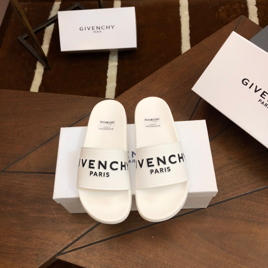 Givenchy Rubber Logo flip-flops Slide Sandal(Replica)