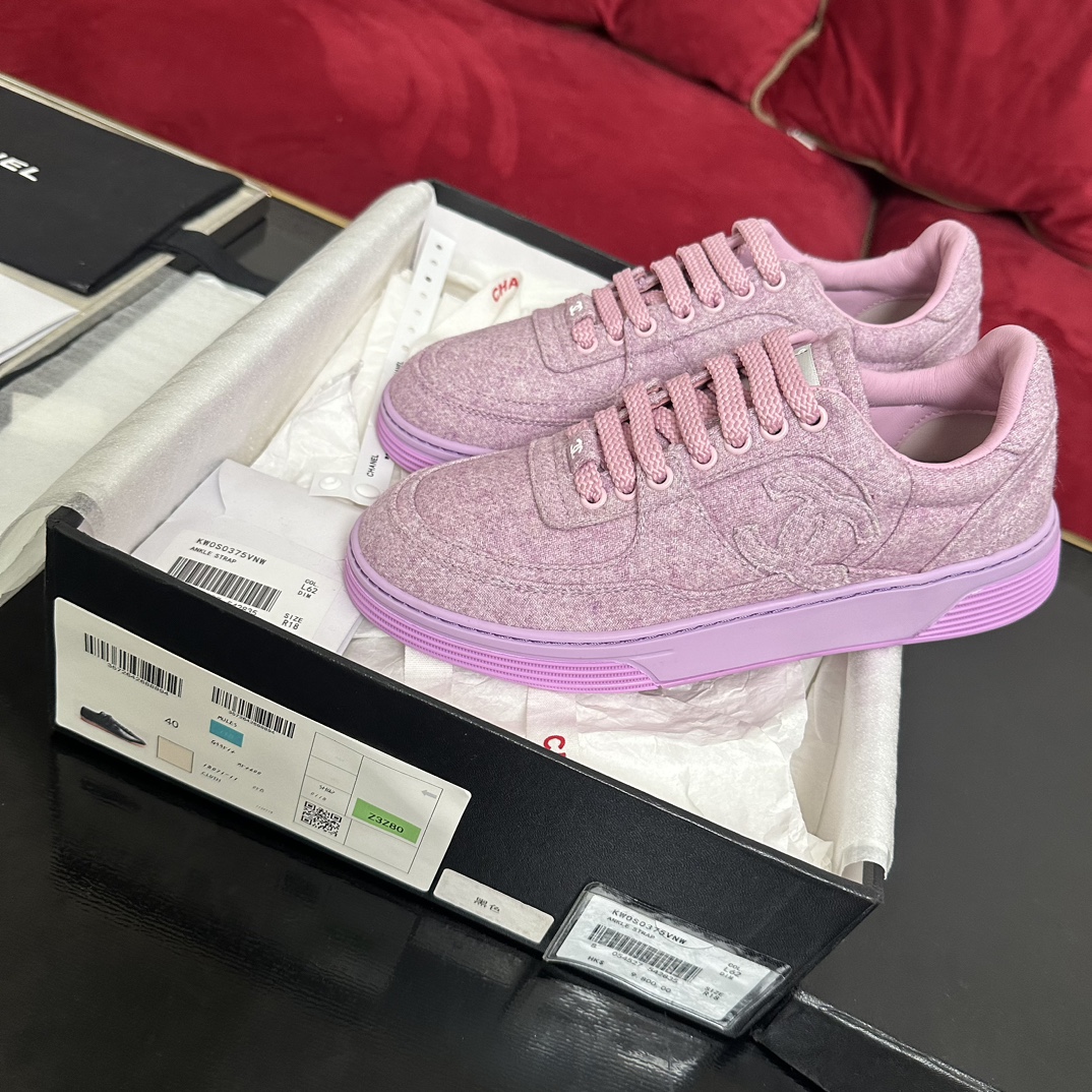 TOP CHANEL CC Thick-soled Sneakers - 4 Color