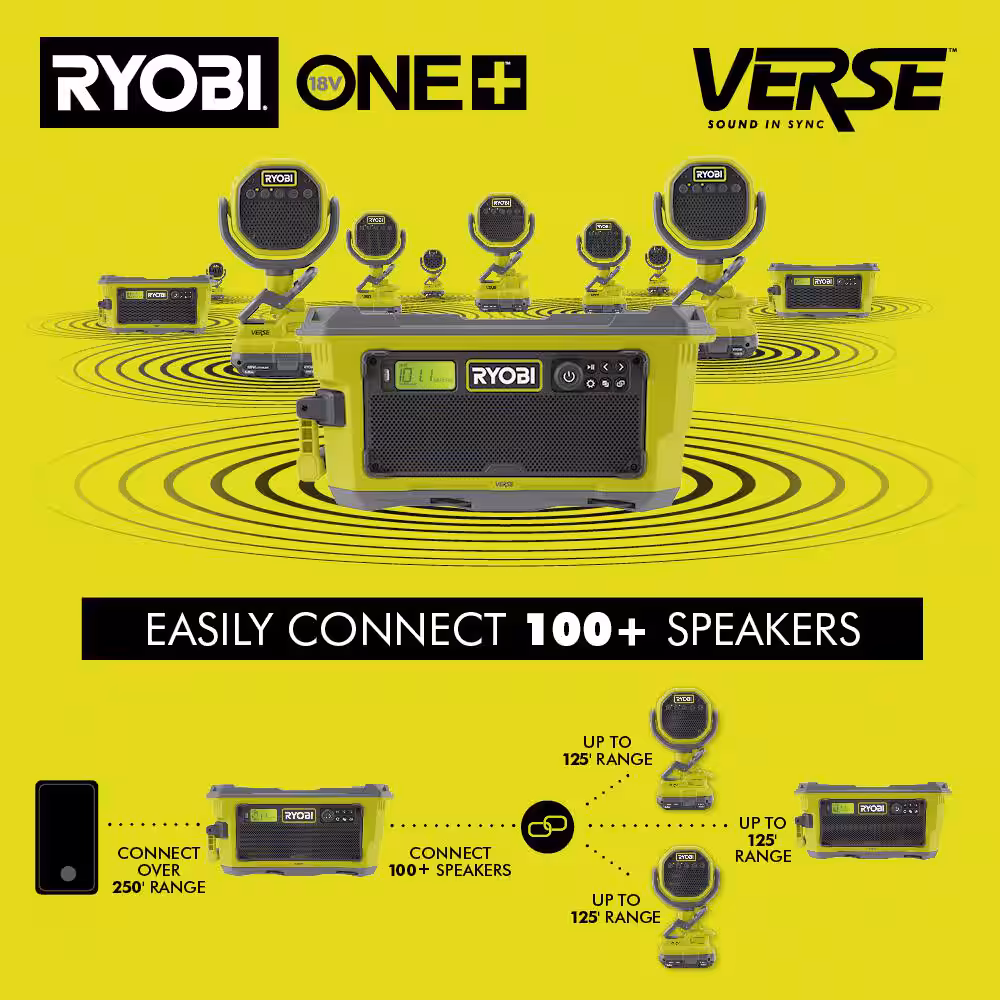 ONE+ 18V Hybrid VERSE LINK Stereo (Tool Only)