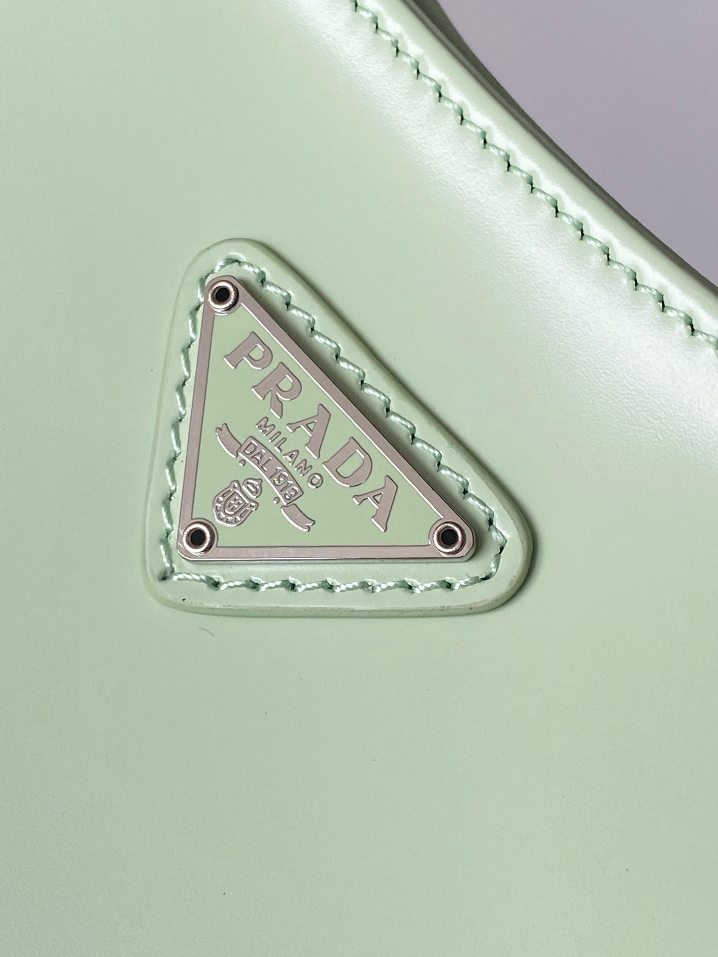 TOP PRADA Cleo Brushed Leather Bag - Aqua