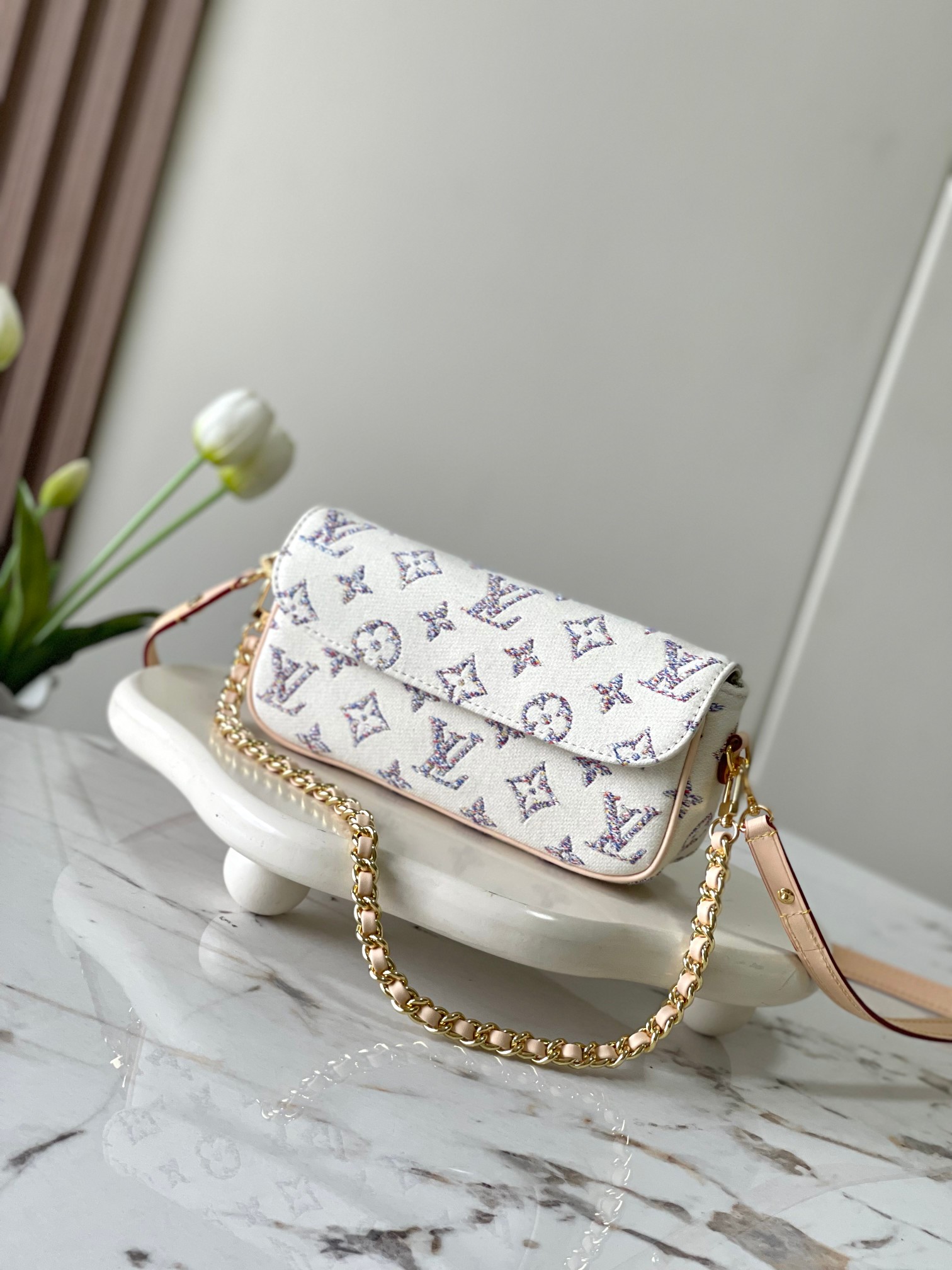 TOP Louis Vuitton LV Wallet On Chain Ivy Handbag - 23.5x12x4.3 CM