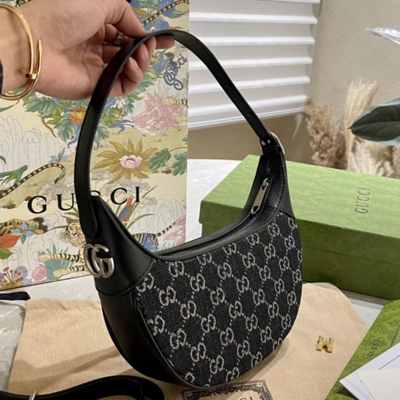 Gucci Ophidia Canvas&Leather Shoulder  Bags (Replica)