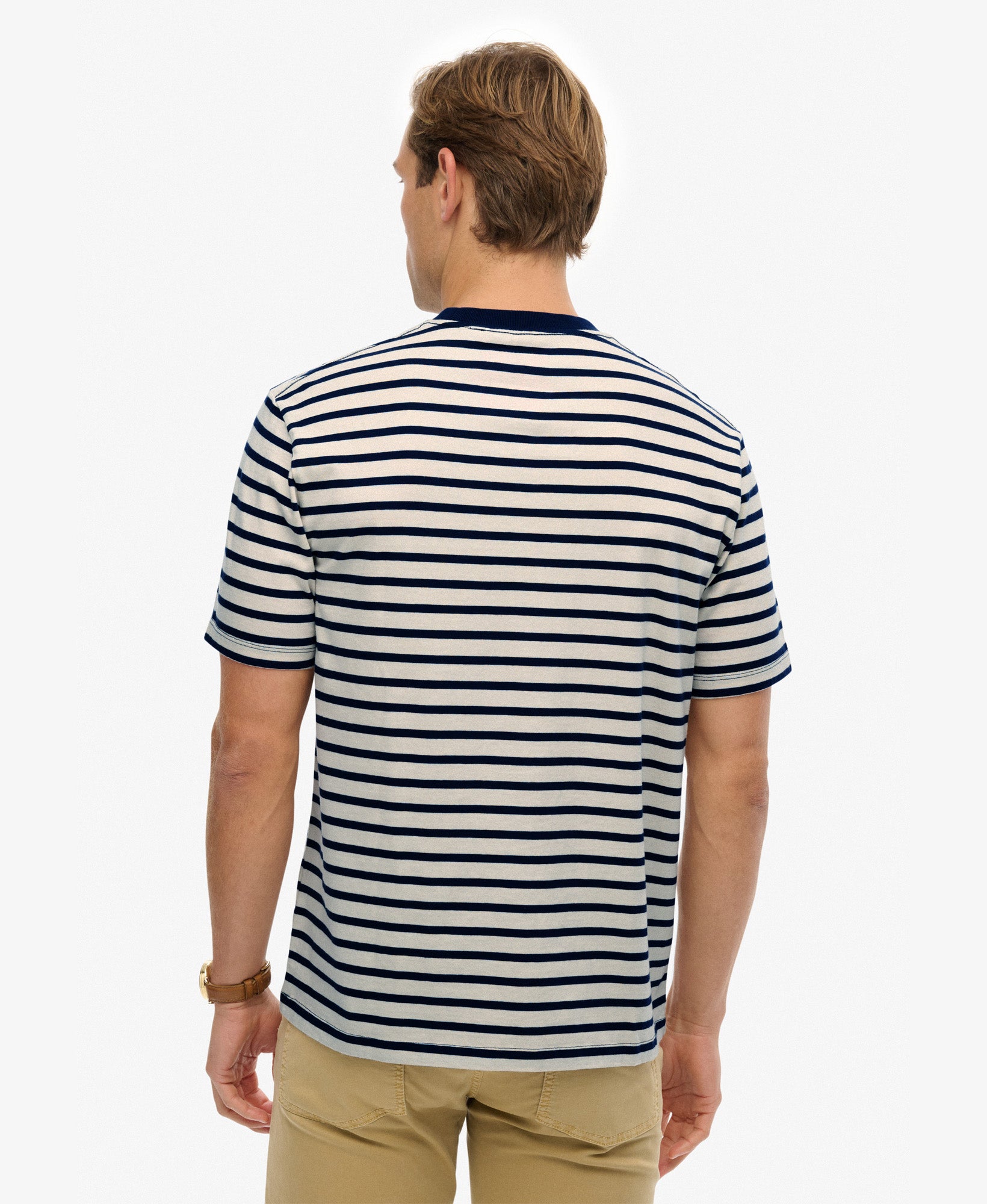 Merchant Stripe Tee | Off White Stripe