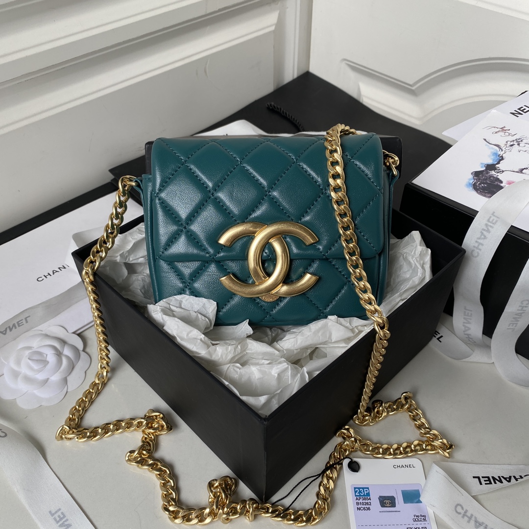 TOP CHANEL CC Flab Bag Mini 14.5x11x3.3cm - 4 Color